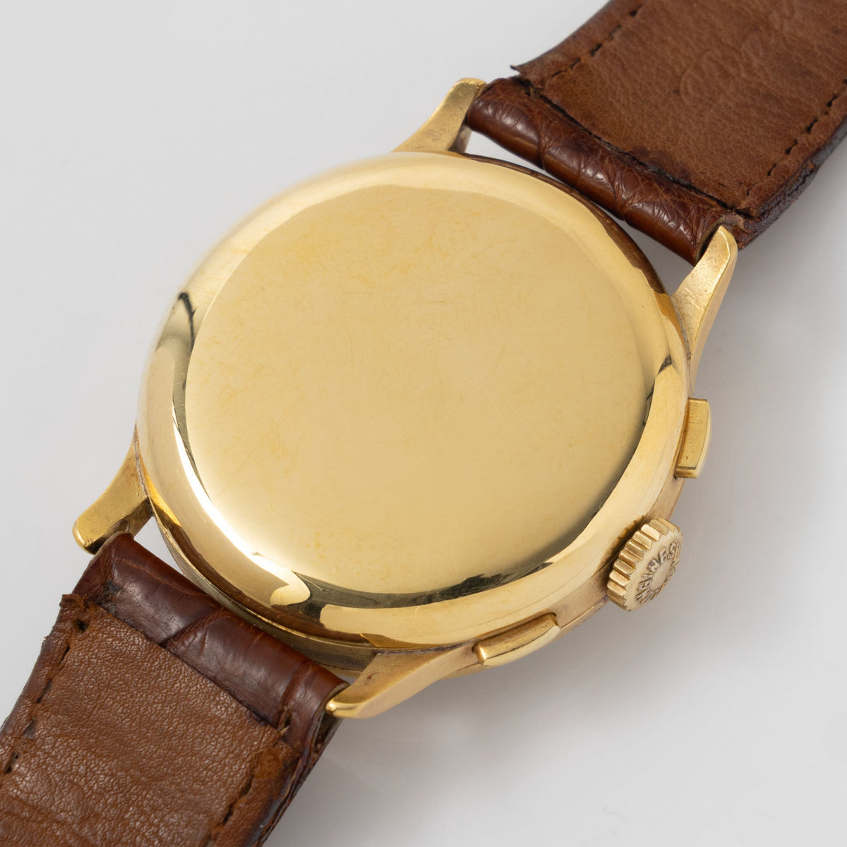Longines 13ZN Chronograph Sandwich Dial in 18k Yellow Gold