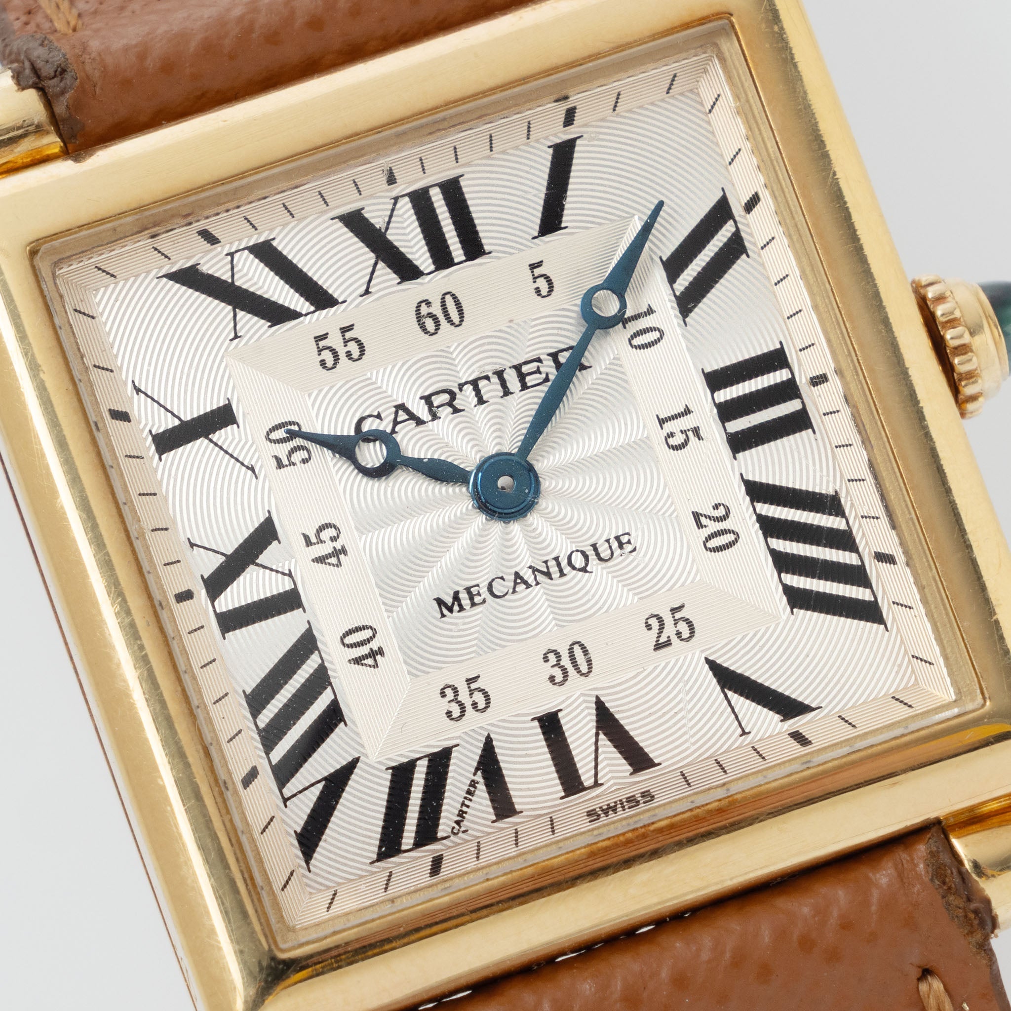 Cartier Tank Obus CPCP in 18 k yellow gold ref 2380