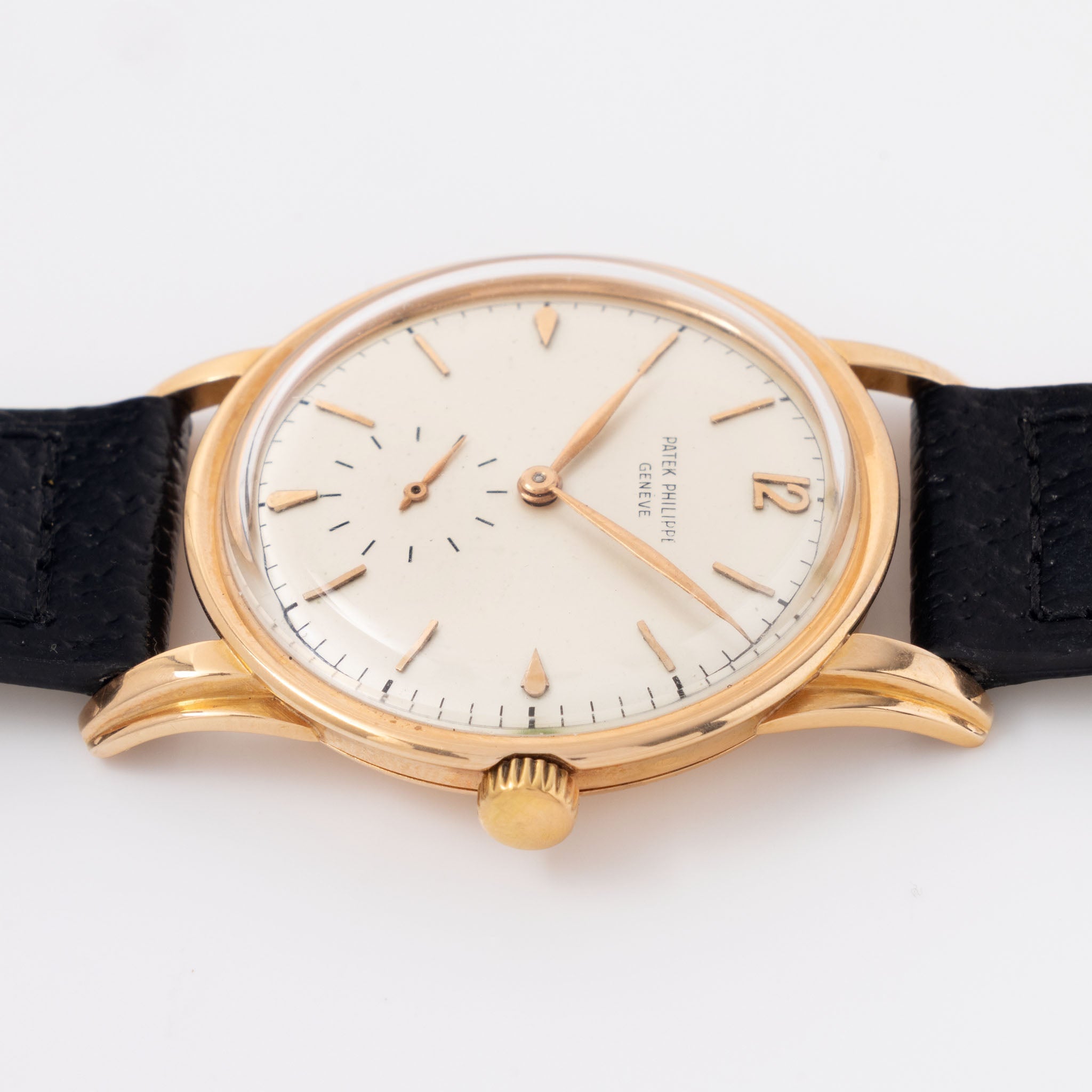 Patek Philippe Calatrava in 18k Rose Gold Silver Dial ref 2452R
