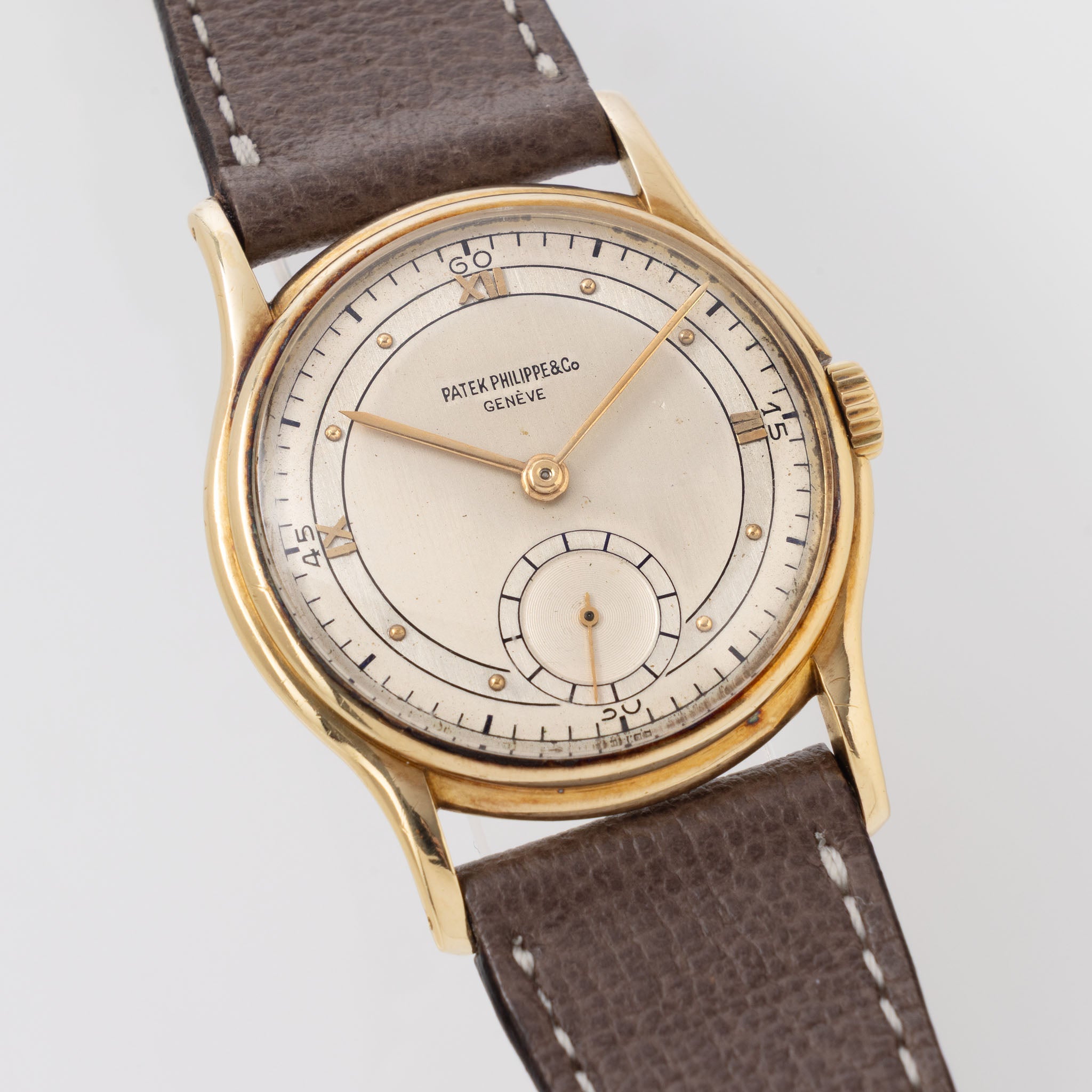 Patek Philippe Calatrava Two-Tone Dial ref. 1527 in 18k Yellow Gold