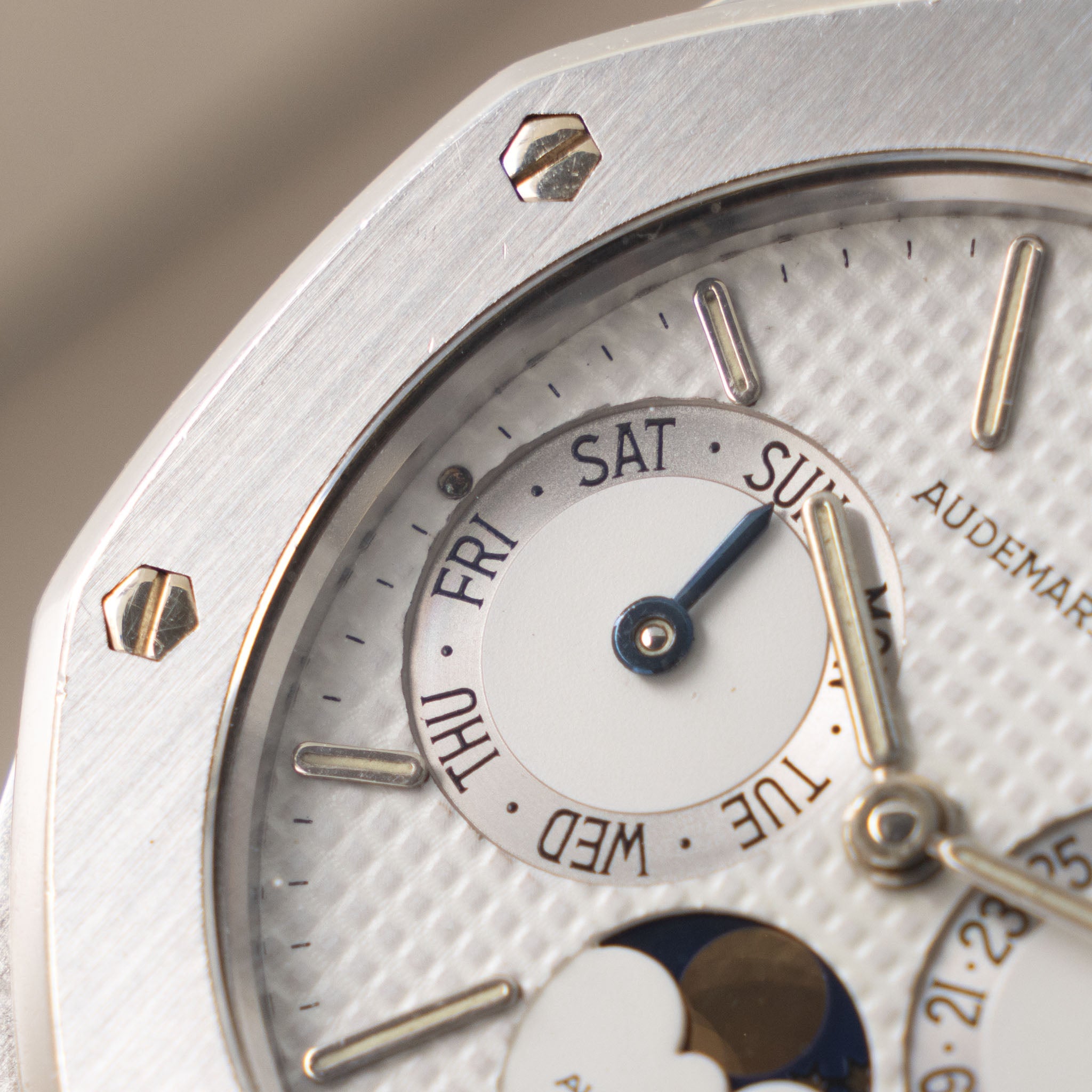 Audemars Piguet Royal Oak Day-Date Moonphase ref 25594ST Mk1 Dial