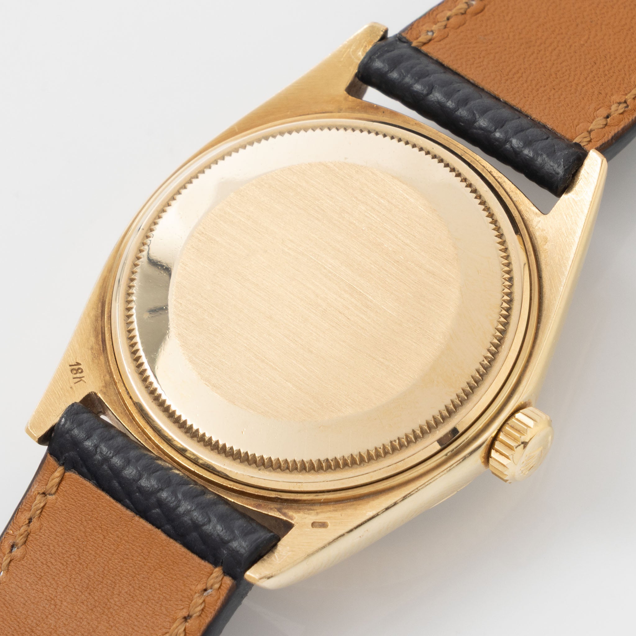 Rolex Datejust 1601/8 Grey soleil Sigma dial in 18 k yellow gold