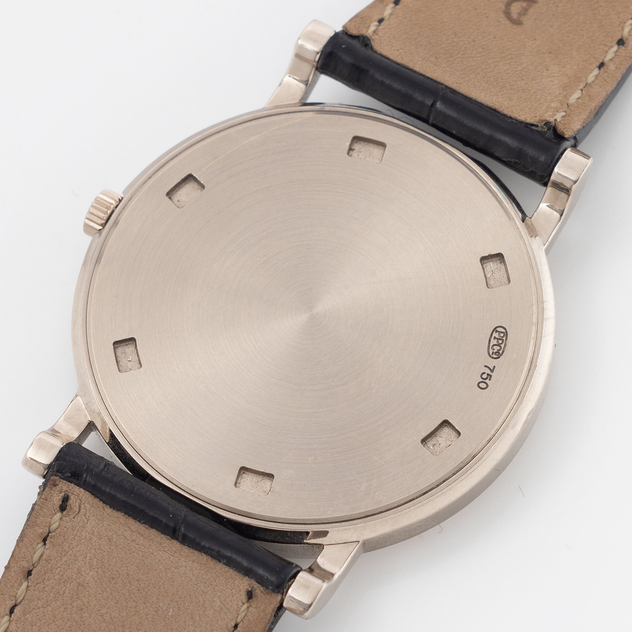 Patek Philippe Calatrava 3520G Clous de Paris in 18k White gold Porcelain Dial with Original Certificate of Origin