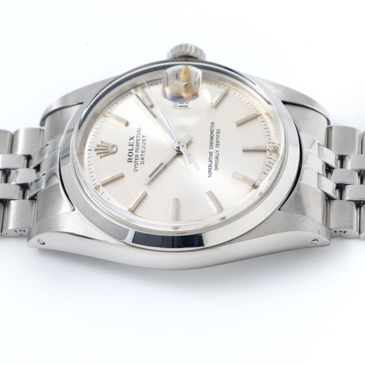 Rolex Datejust Silver Dial with Original Papers Ref. 1600
