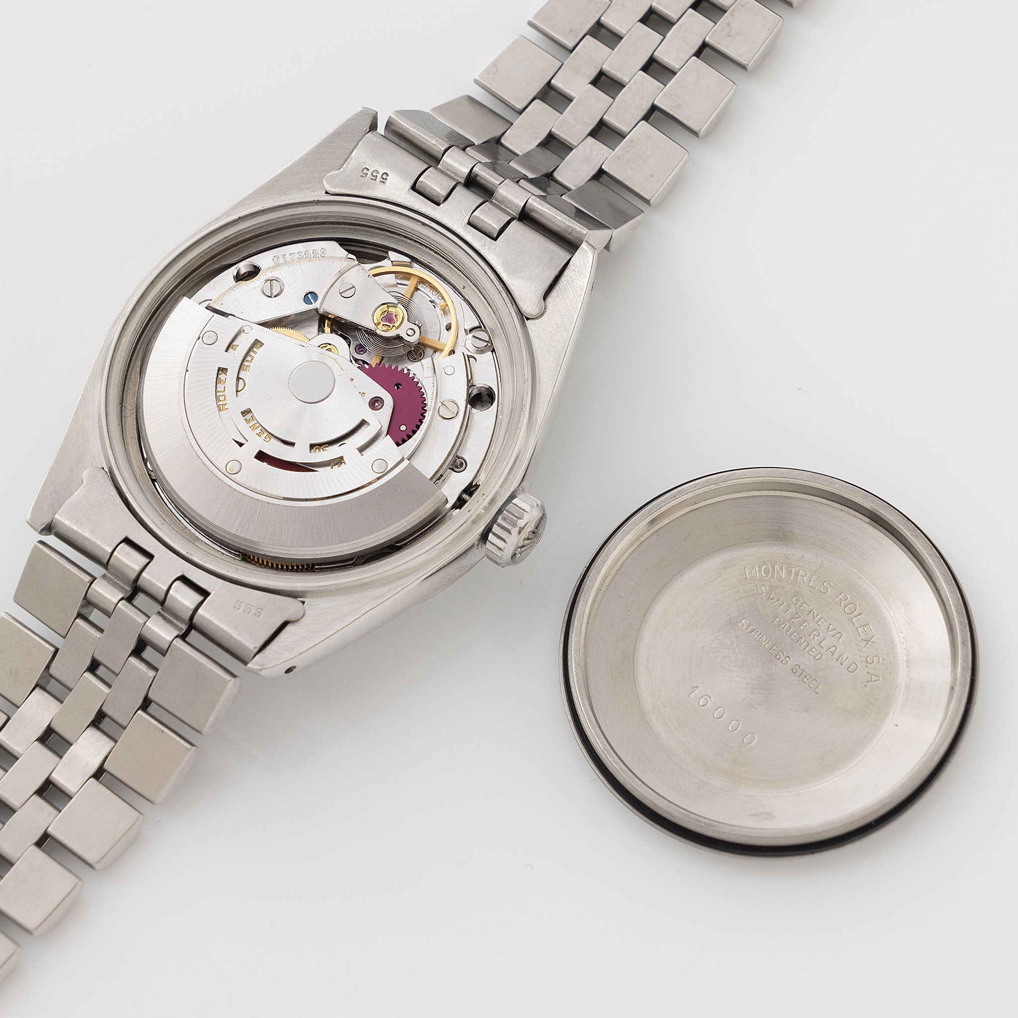 Rolex Datejust 16030 White Buckley Dial with Box and Original Punched Guarantee Paper