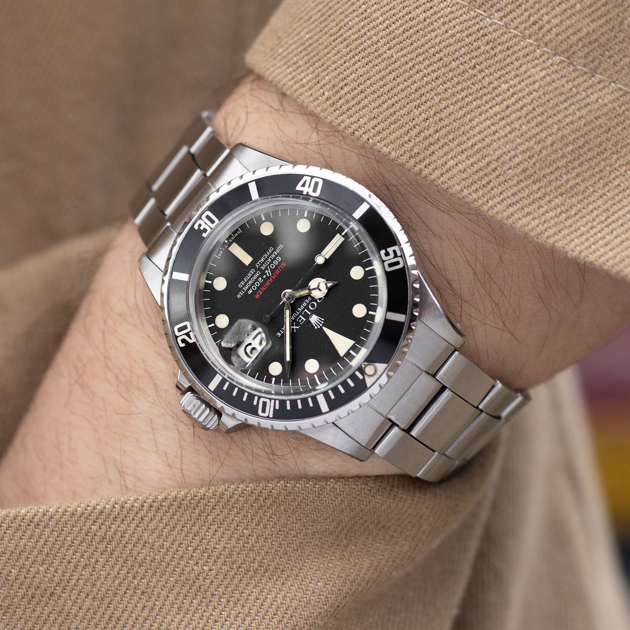 Rolex Submariner 1680 Red MK4 Dial Box and Papers Set