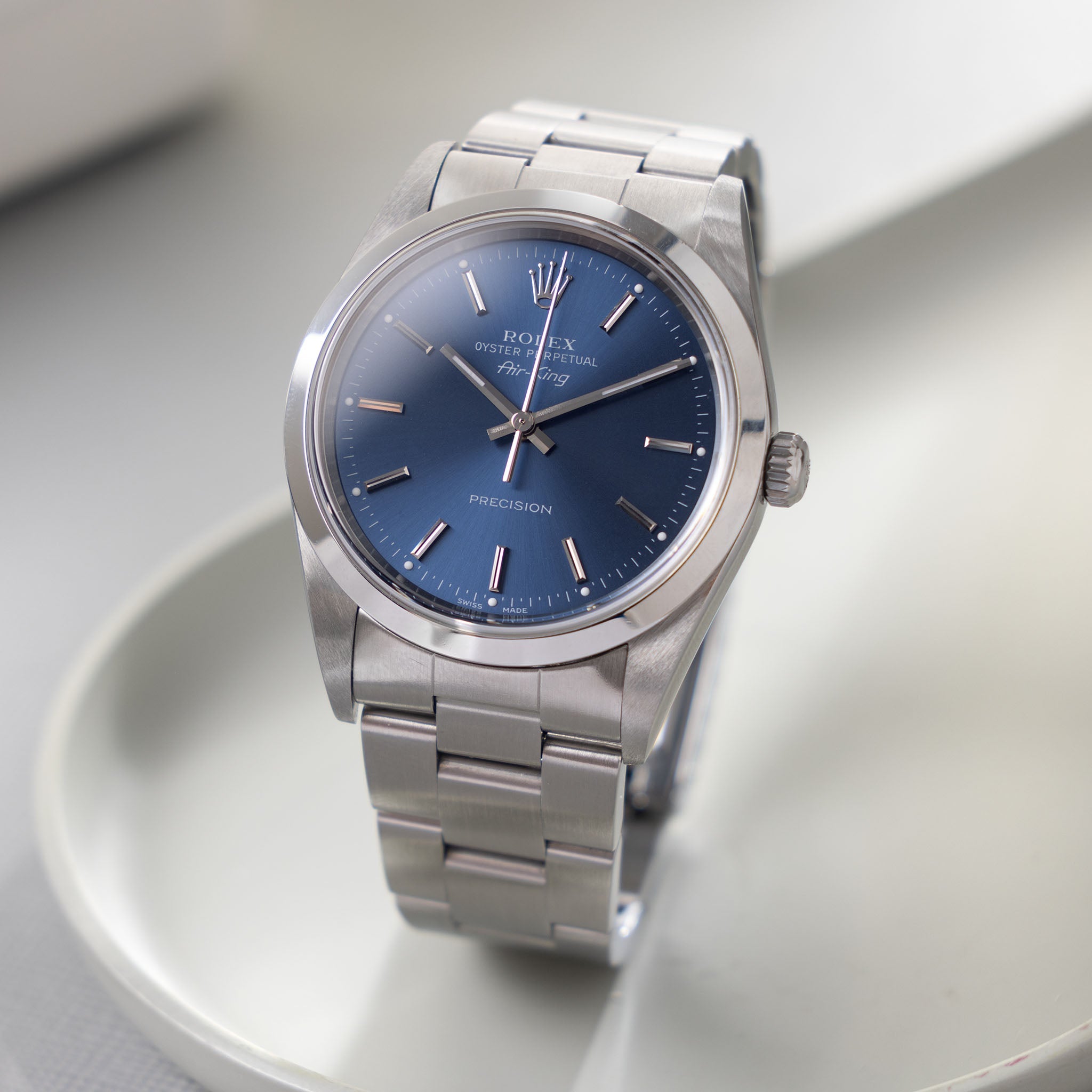 Rolex Air-King ref. 14000 Blue Soleil Dial