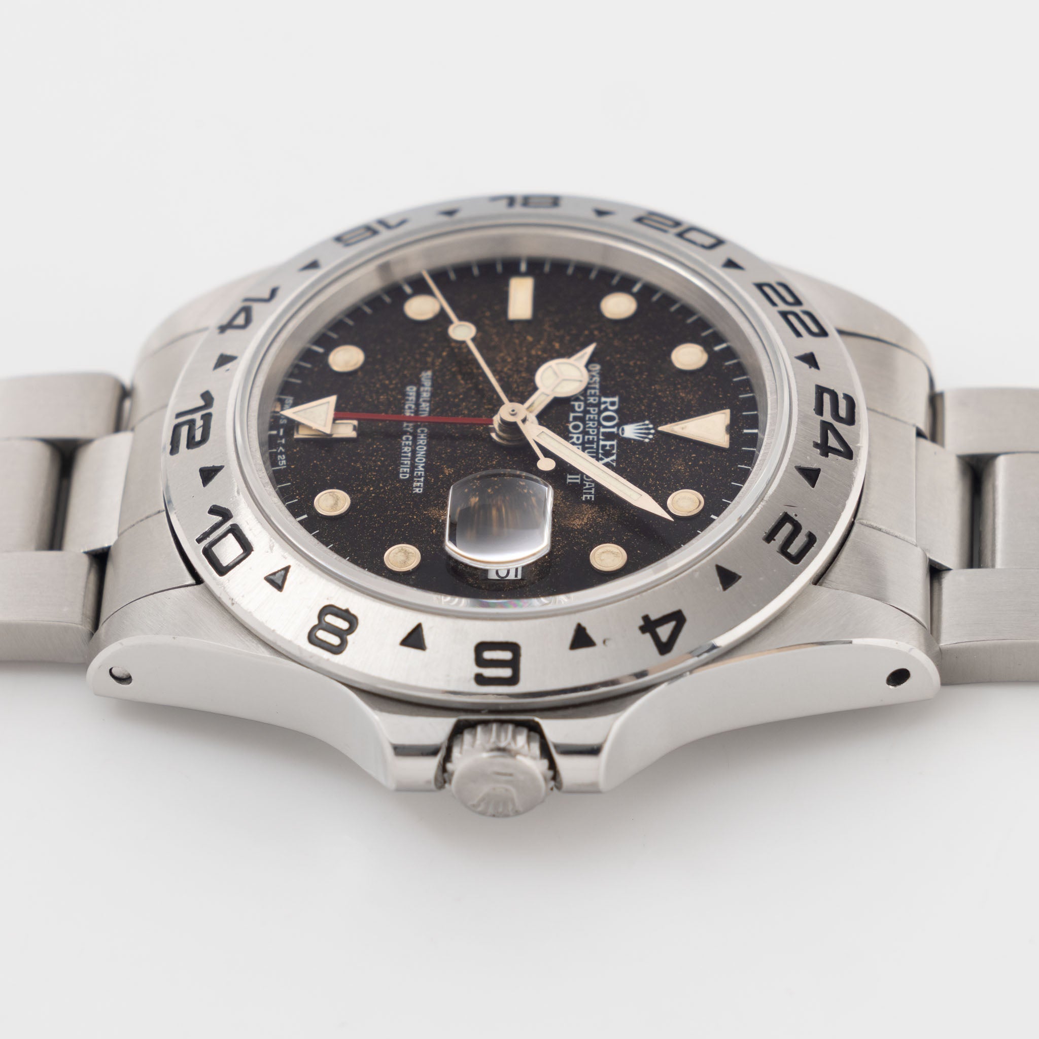 Rolex Explorer II 16550 Galaxy Tropical Dial with Box and Papers