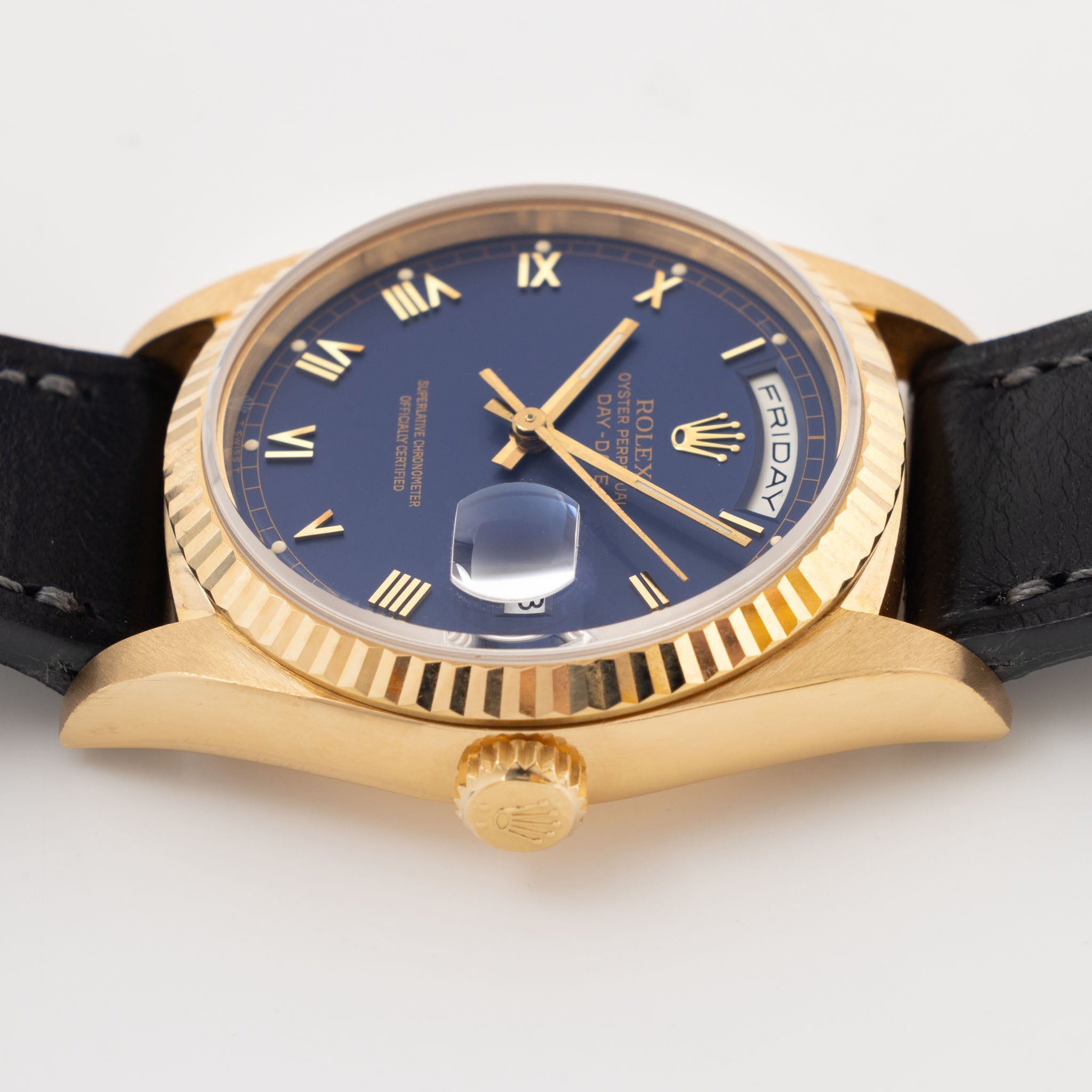 Rolex Day-Date 18238 Purple Roman Numerals Dial