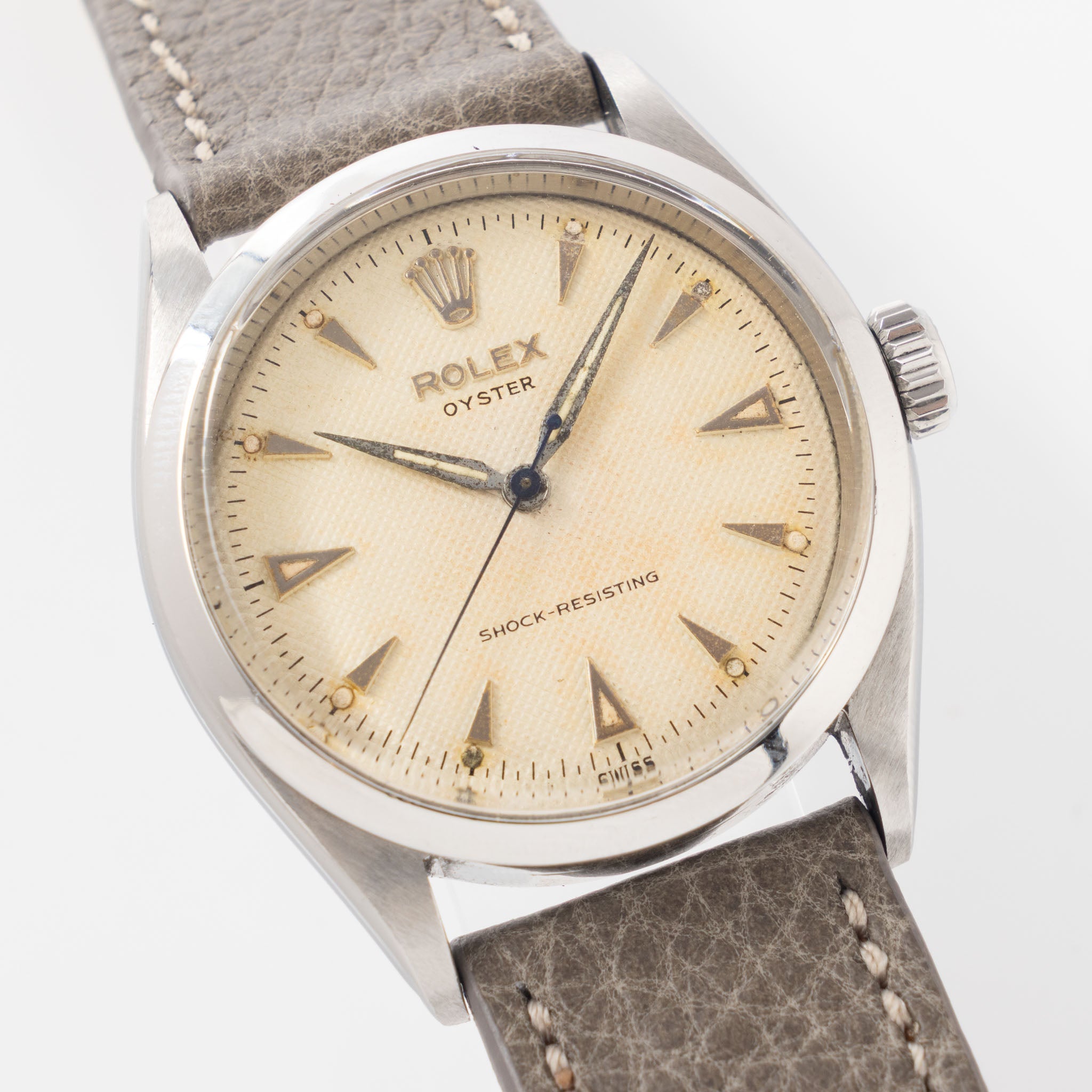 Rolex Oyster Swiss only Waffle dial ref 6222