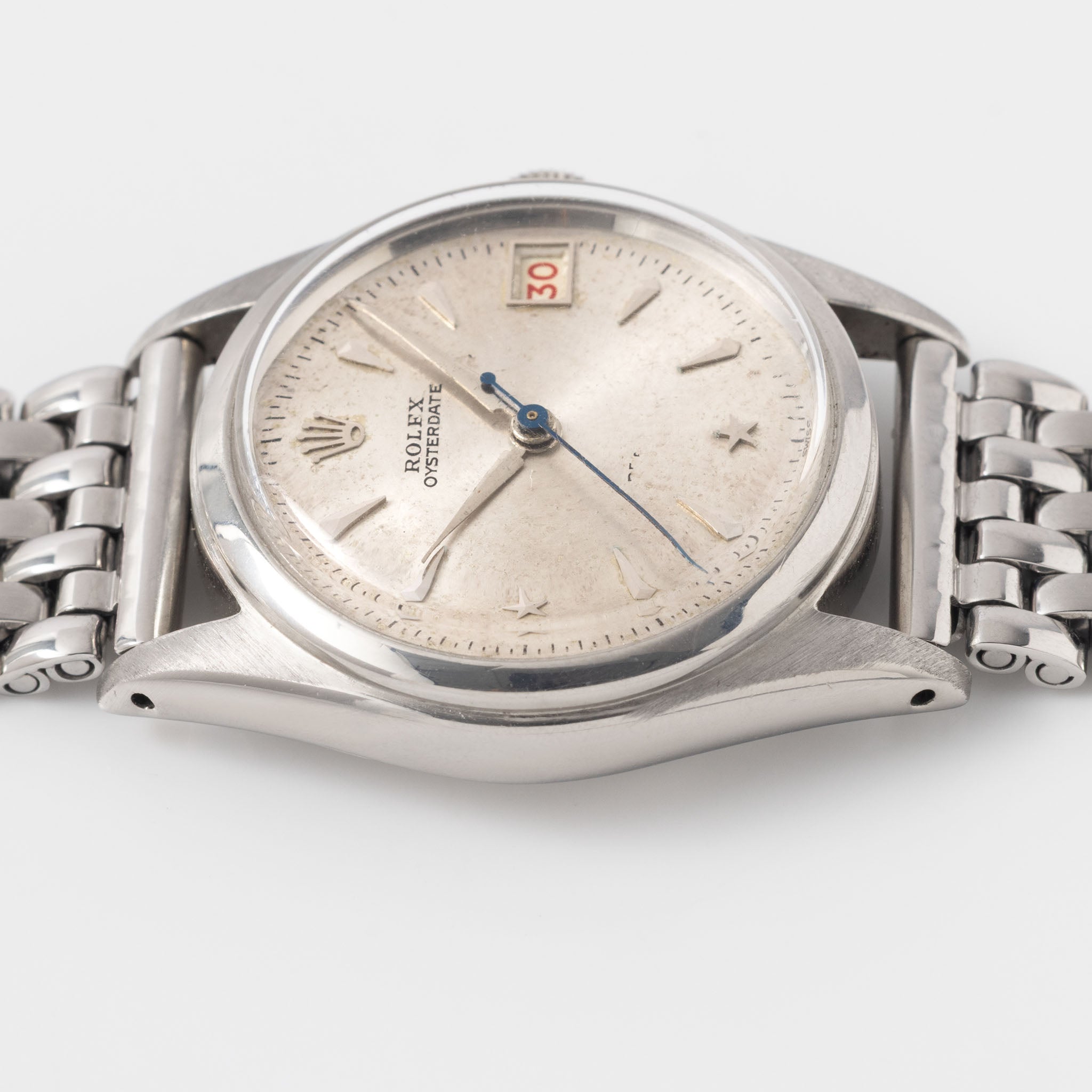 Rolex Oysterdate Precision Silver Star "Stelline " dial ref 6066