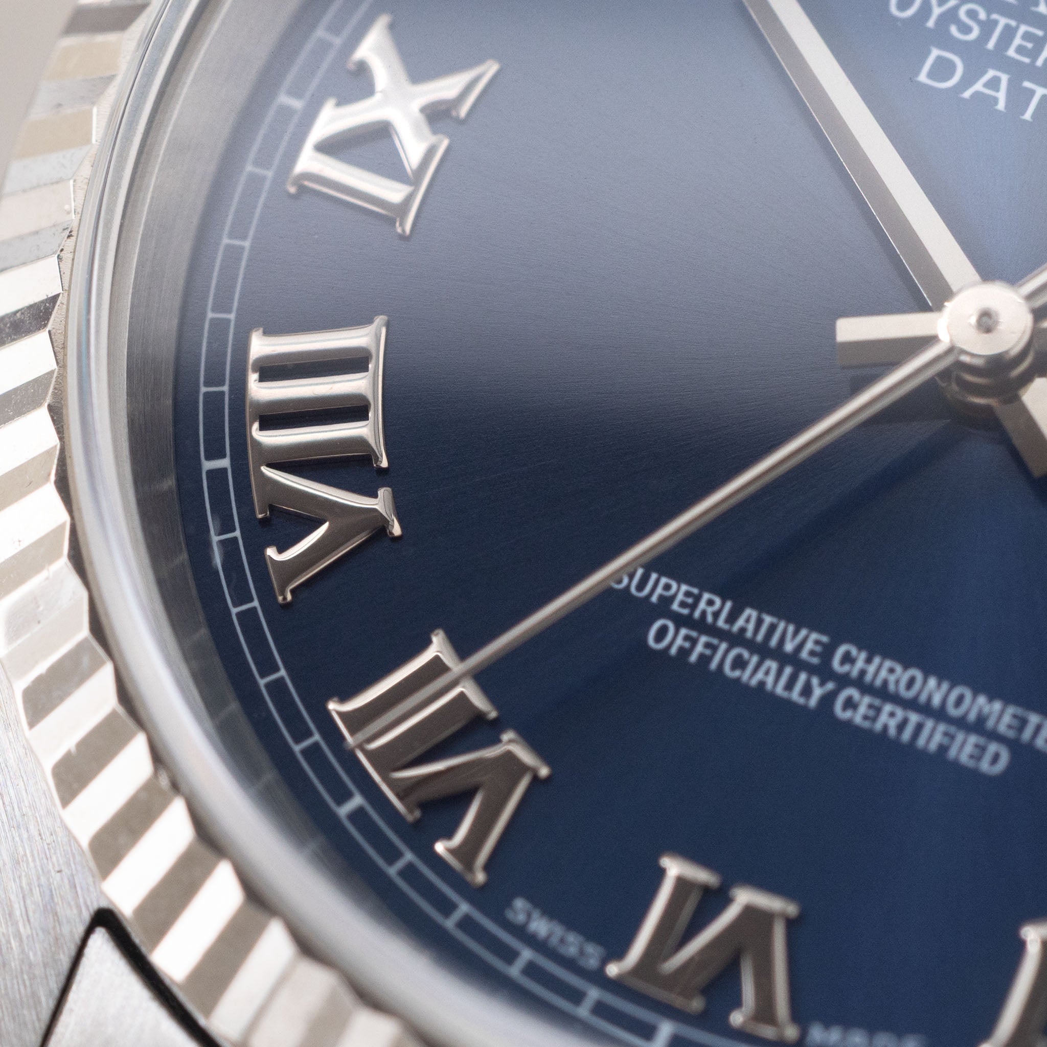 Rolex Datejust 16234 No-Lume Blue Roman Dial with Original Guarantee Paper