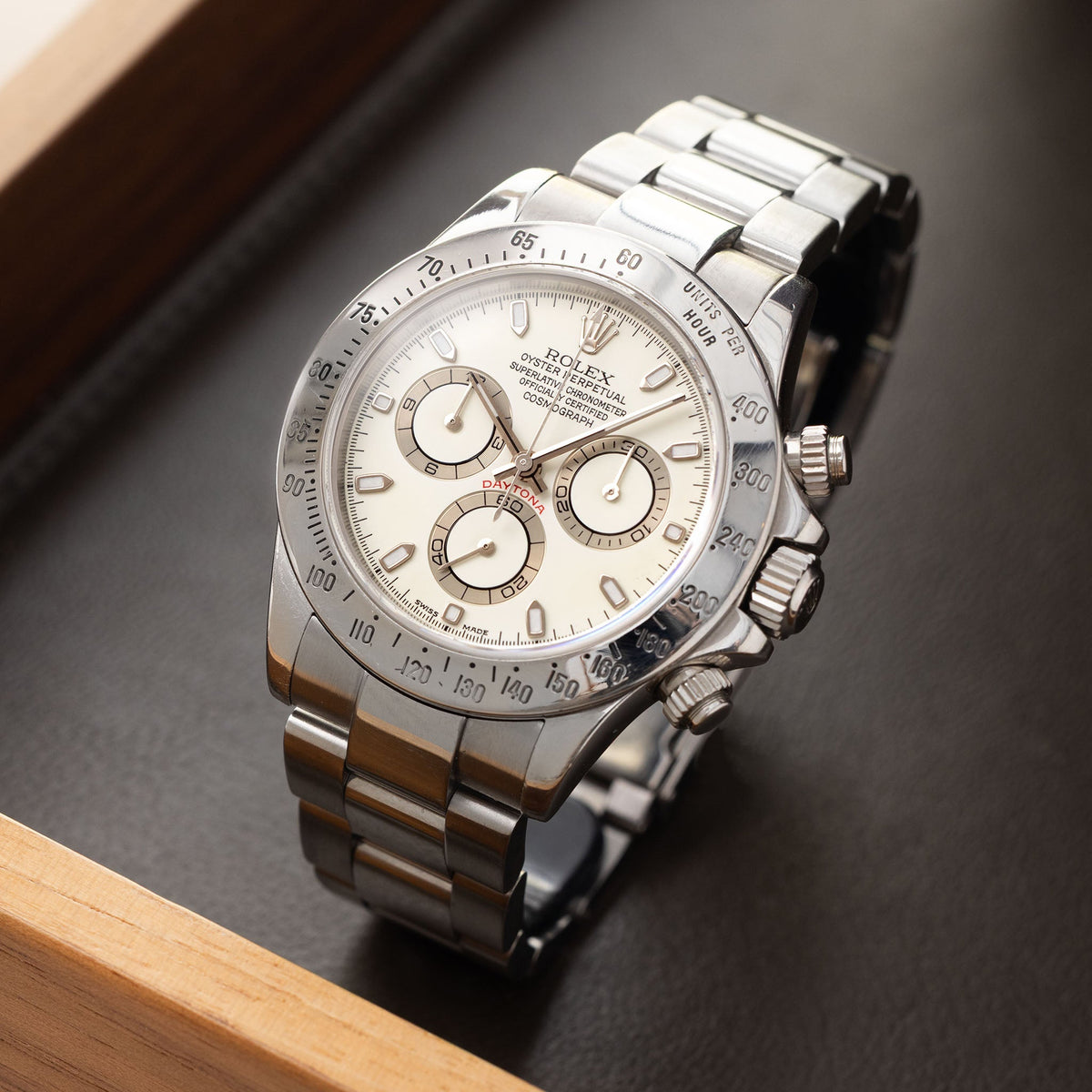 Rolex Cosmograph Daytona 116520 Panna dial Box and Paper Set