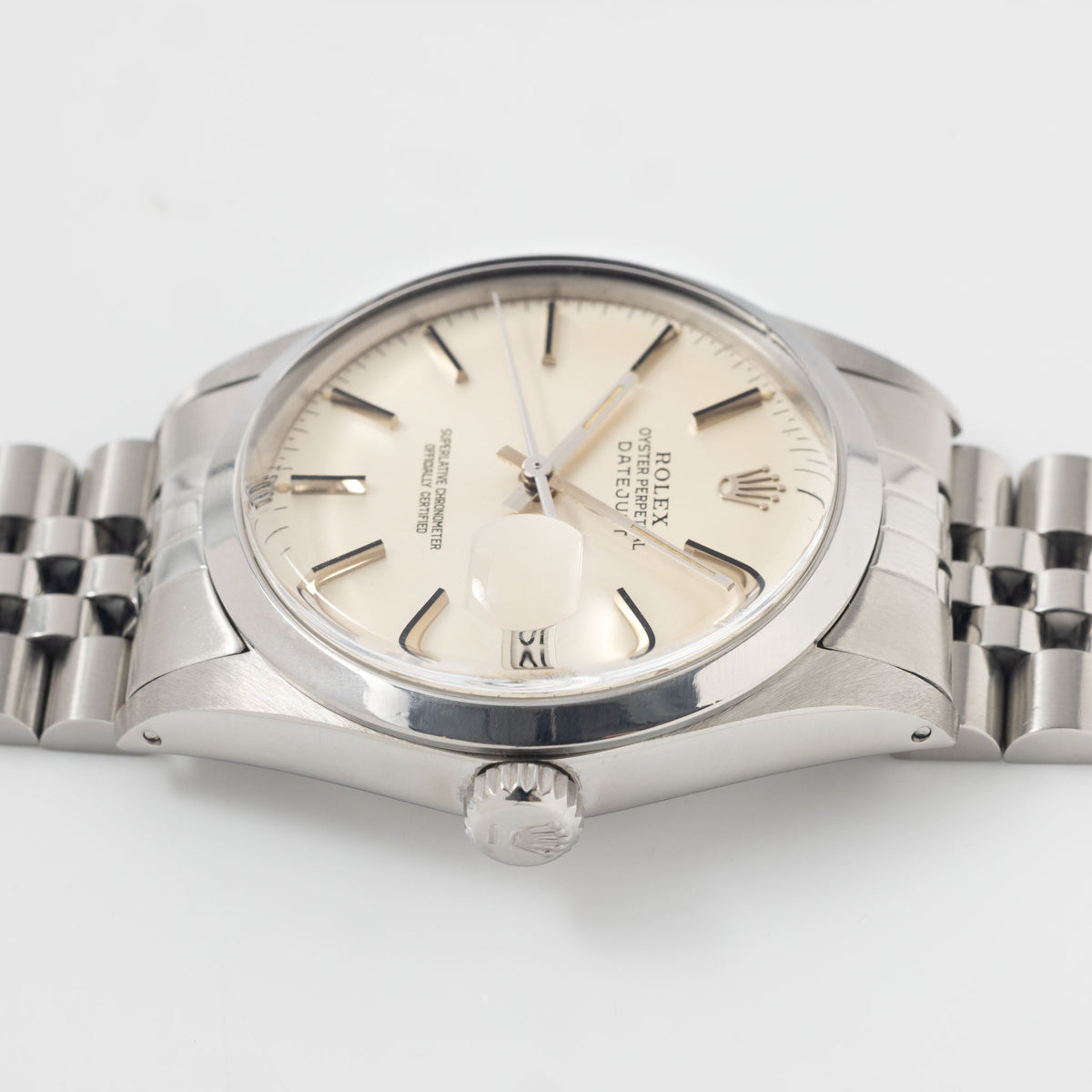 Rolex Datejust 16000 Creamy Silver Soleil Dial