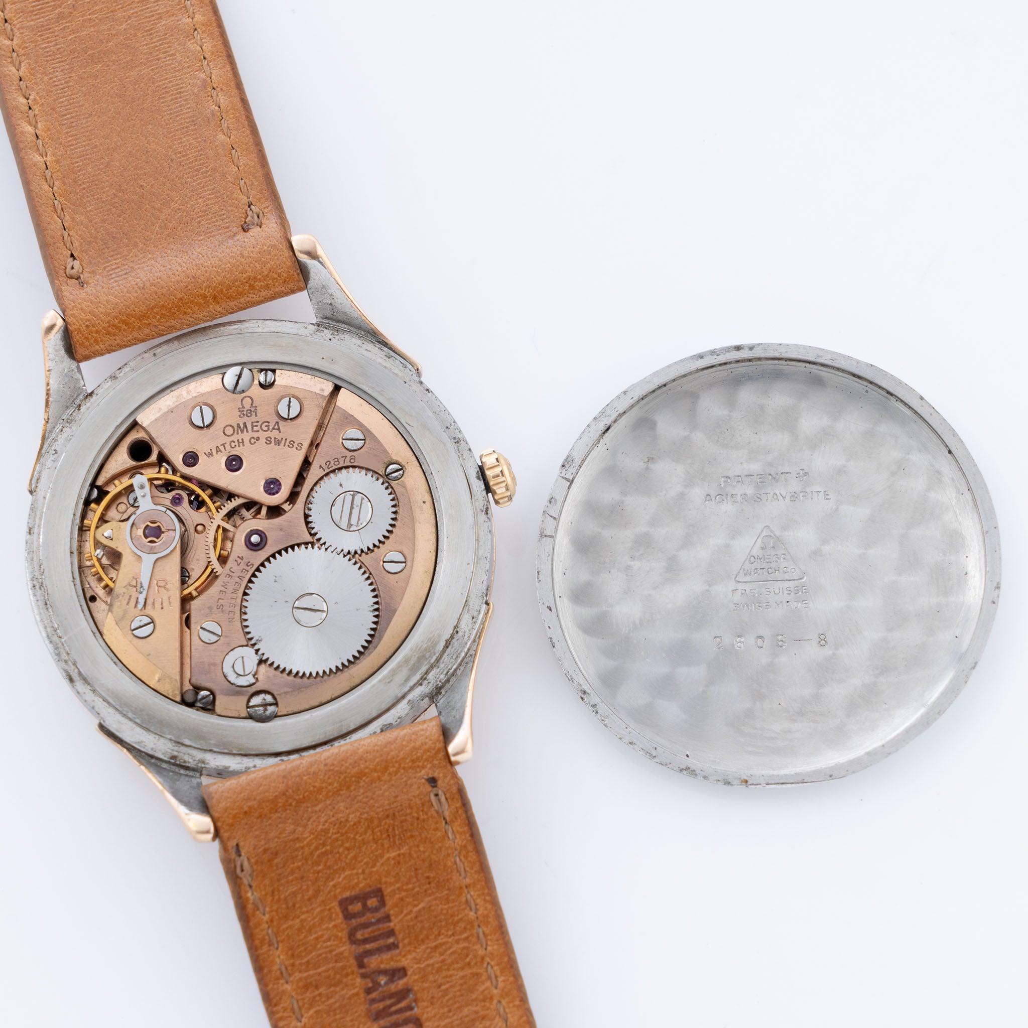 Omega Cosmic Farsi Dial Triple Calendar Pink Gold Plated Ref 2606-8