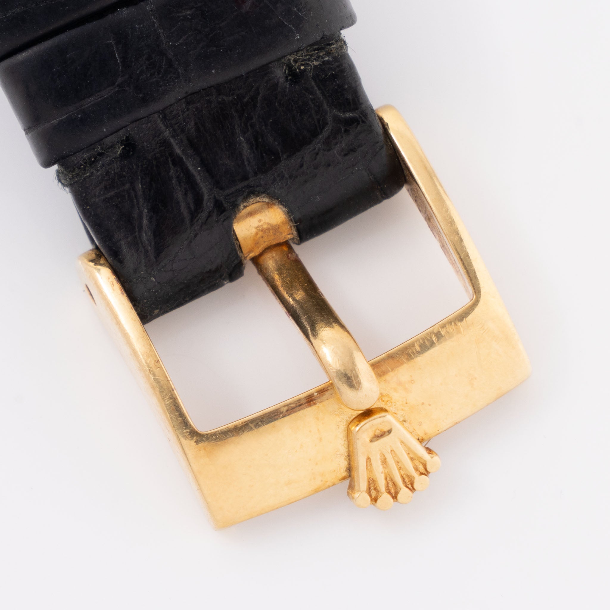 Rolex Cellini white Jubilee Dial Original Box and Papers Ref 5112 in 18 k yellow gold