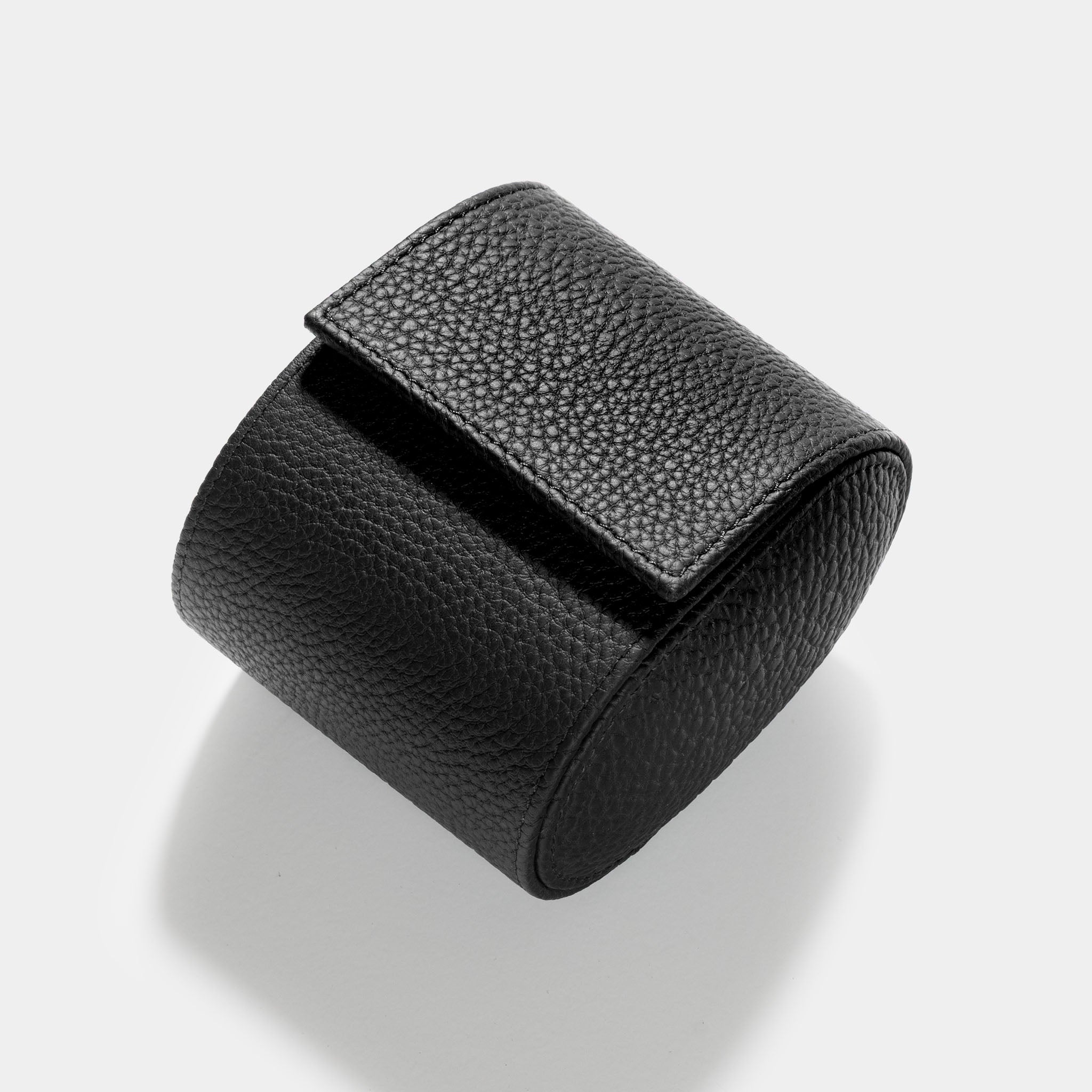 Oval Black Watch Tube Single Watch