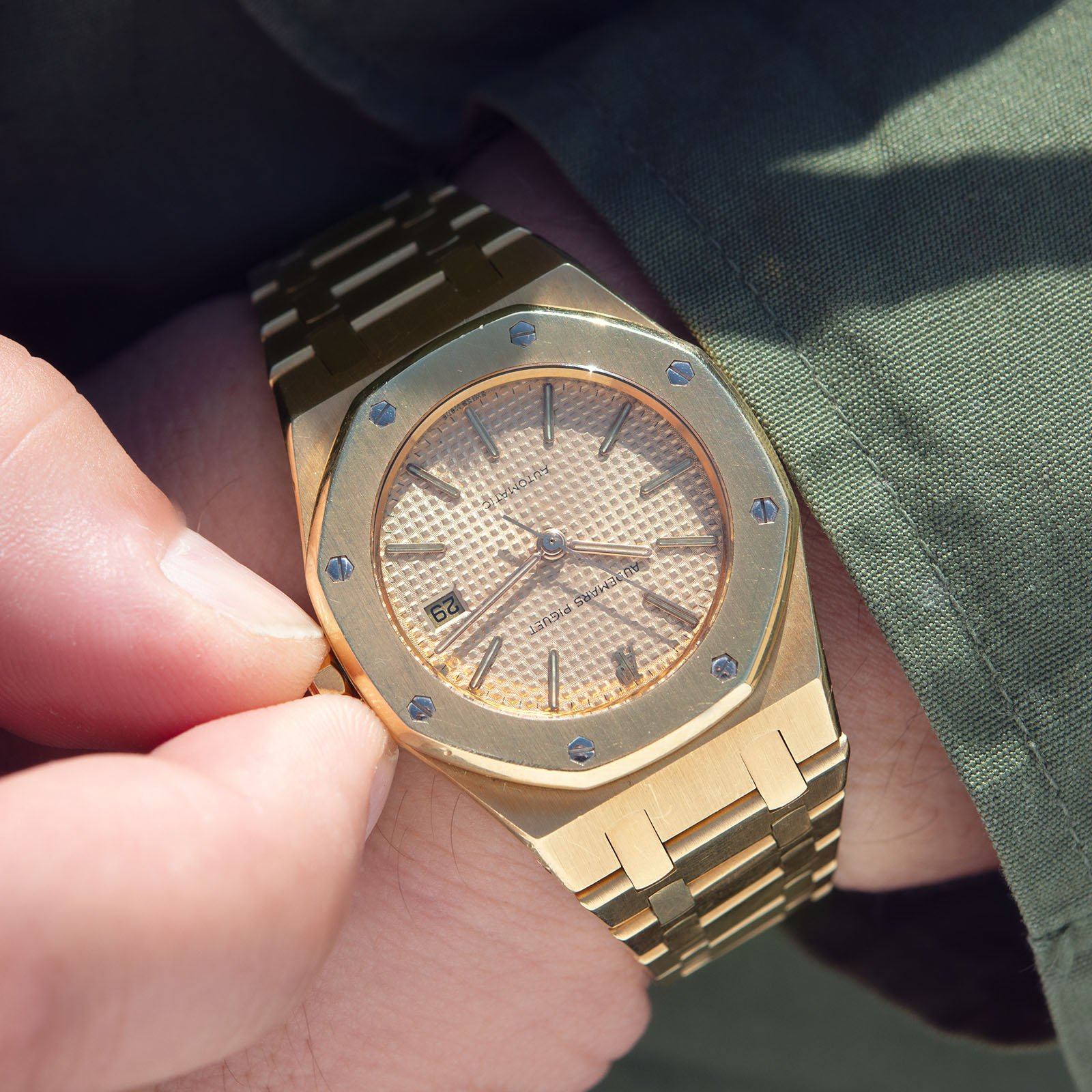 Audemars Piguet Royal Oak Yellow Gold 4100