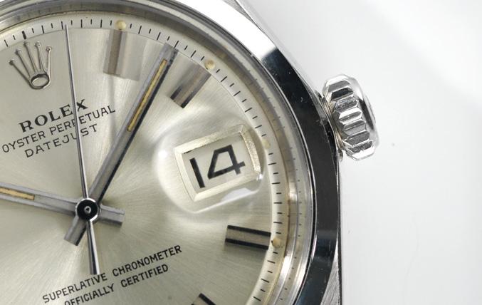 Rolex Datejust 1600 Silver Wide Boy Dial 1968