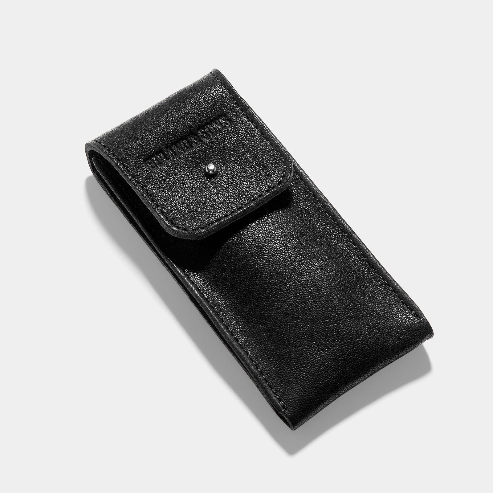 Black Leather Watch pouch