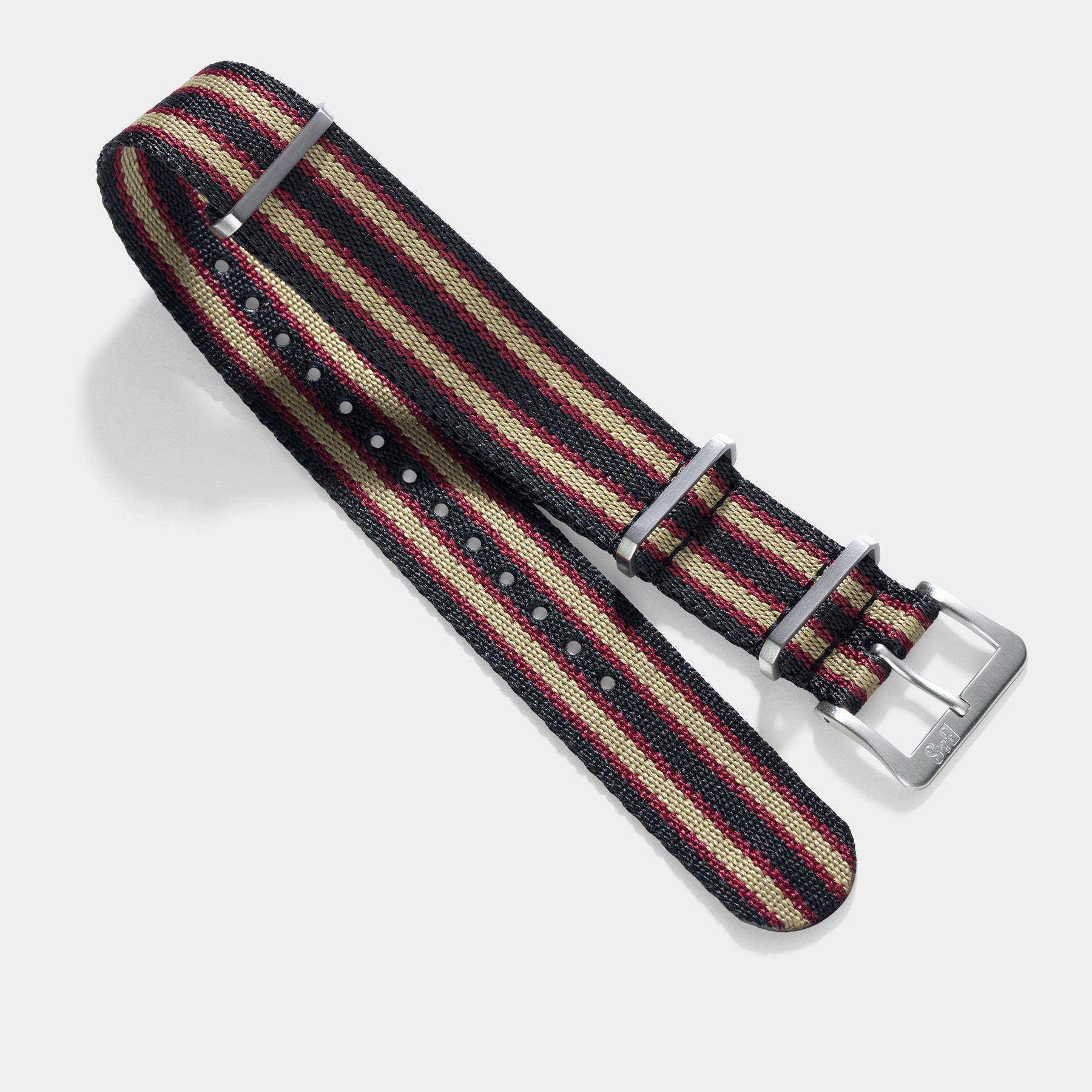 Vintage Bond Nato Strap Deluxe Nylon Single Pass Watch Strap 007