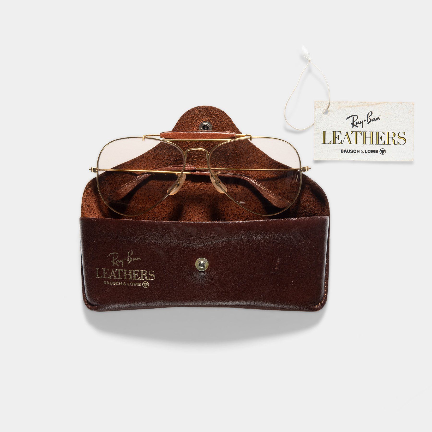 Vintage RAY BAN Aviator Leathers Sunglasses