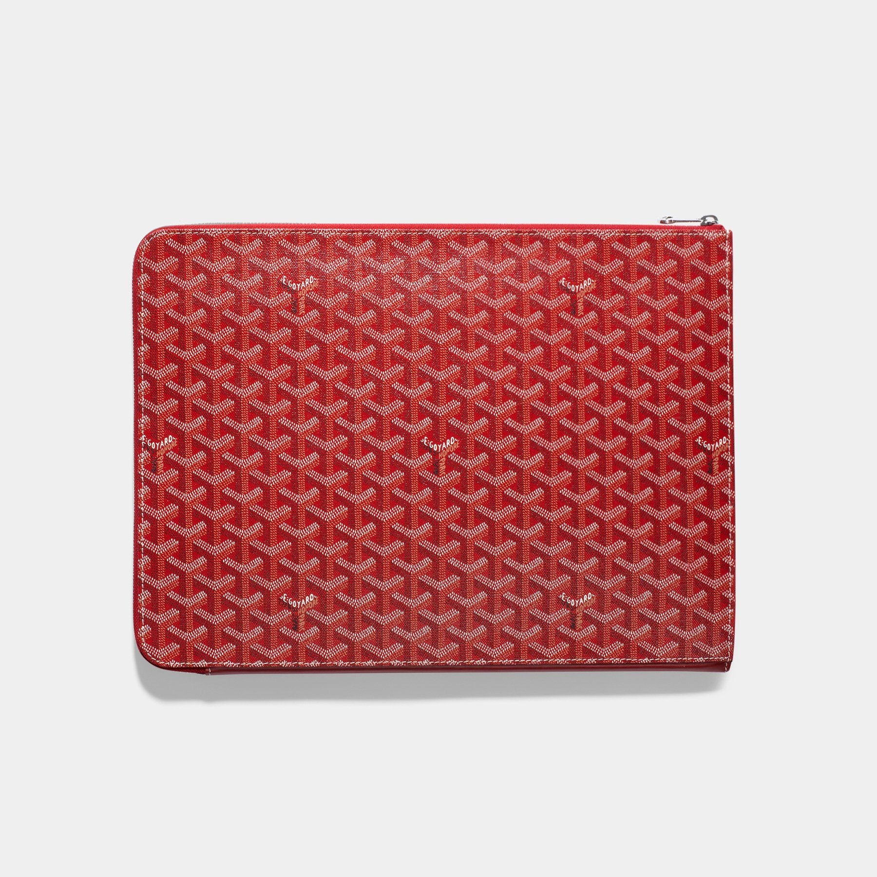 Goyard, Accessories, Goyard Logo Canvas Zipper Wallet With Original Box  And Papers Authentic