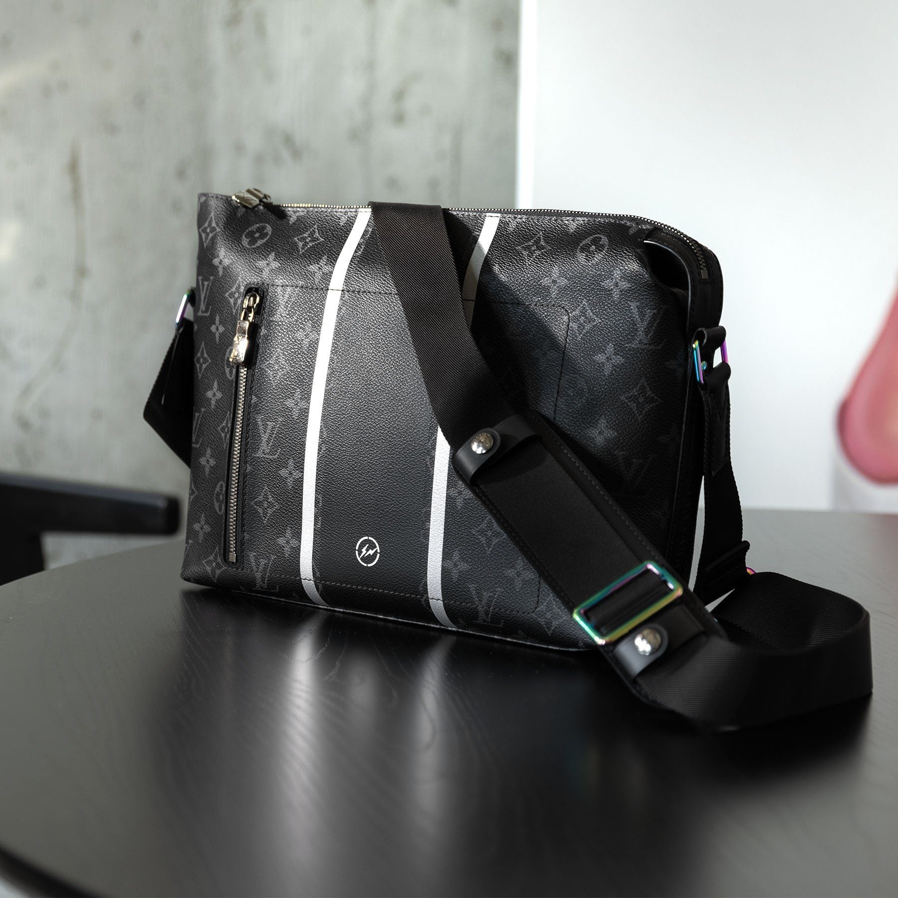 louis vuitton apollo fragment backpack Louis Vuitton Fragment Monogram Eclipse Apollo Messenger Bag