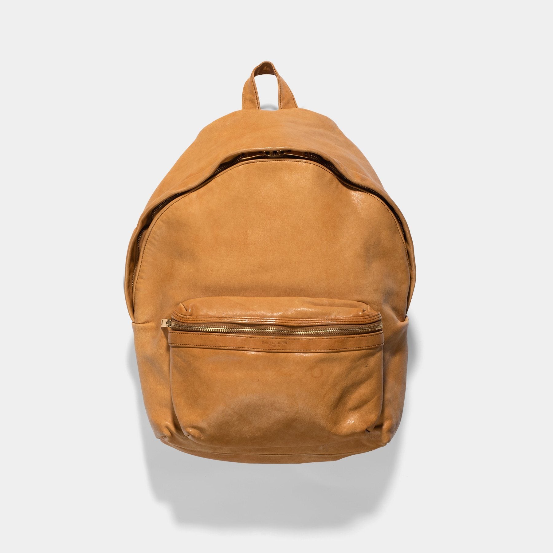 Saint laurent backpack on sale leather