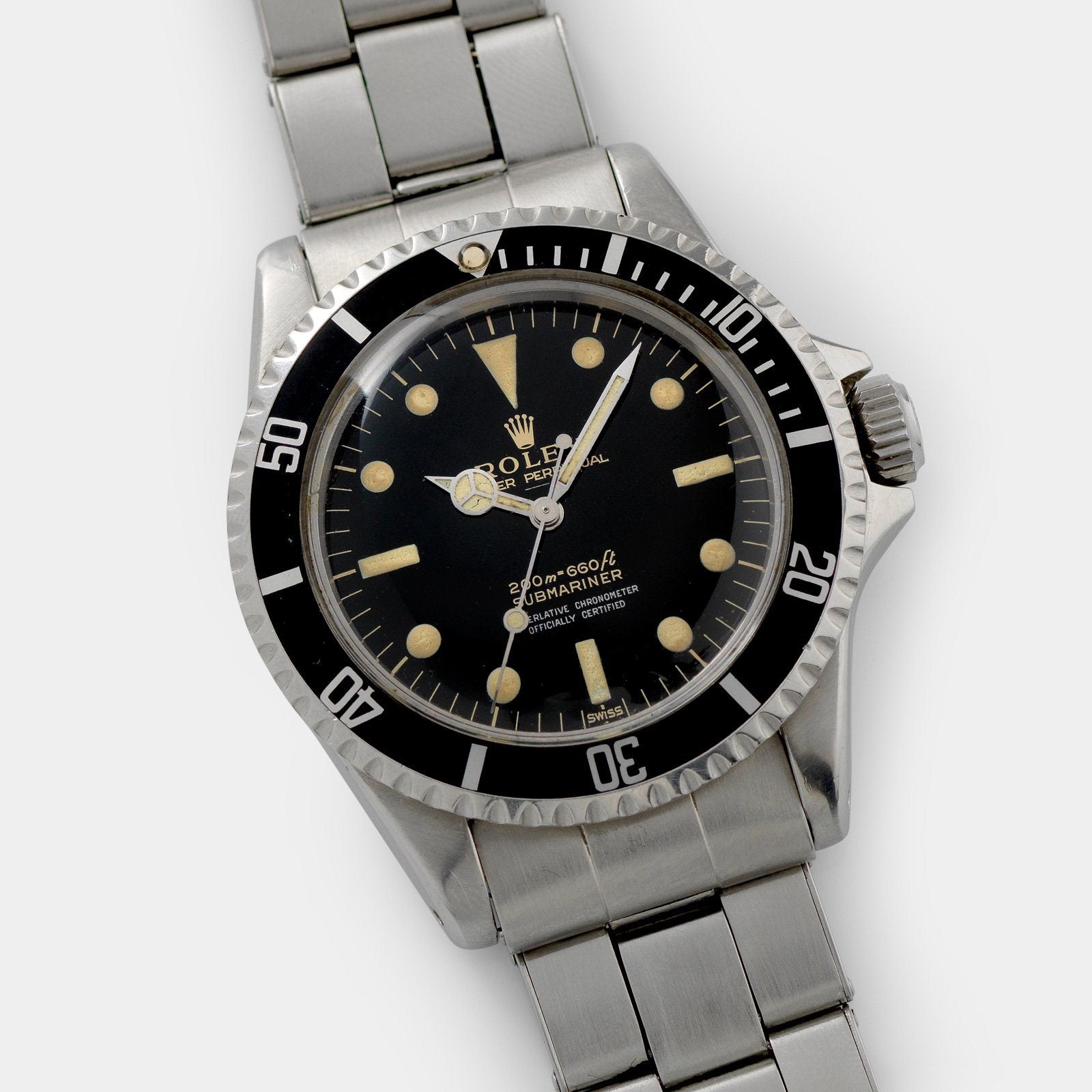 Rolex Submariner 5512 Gilt Four Line Underline Dial