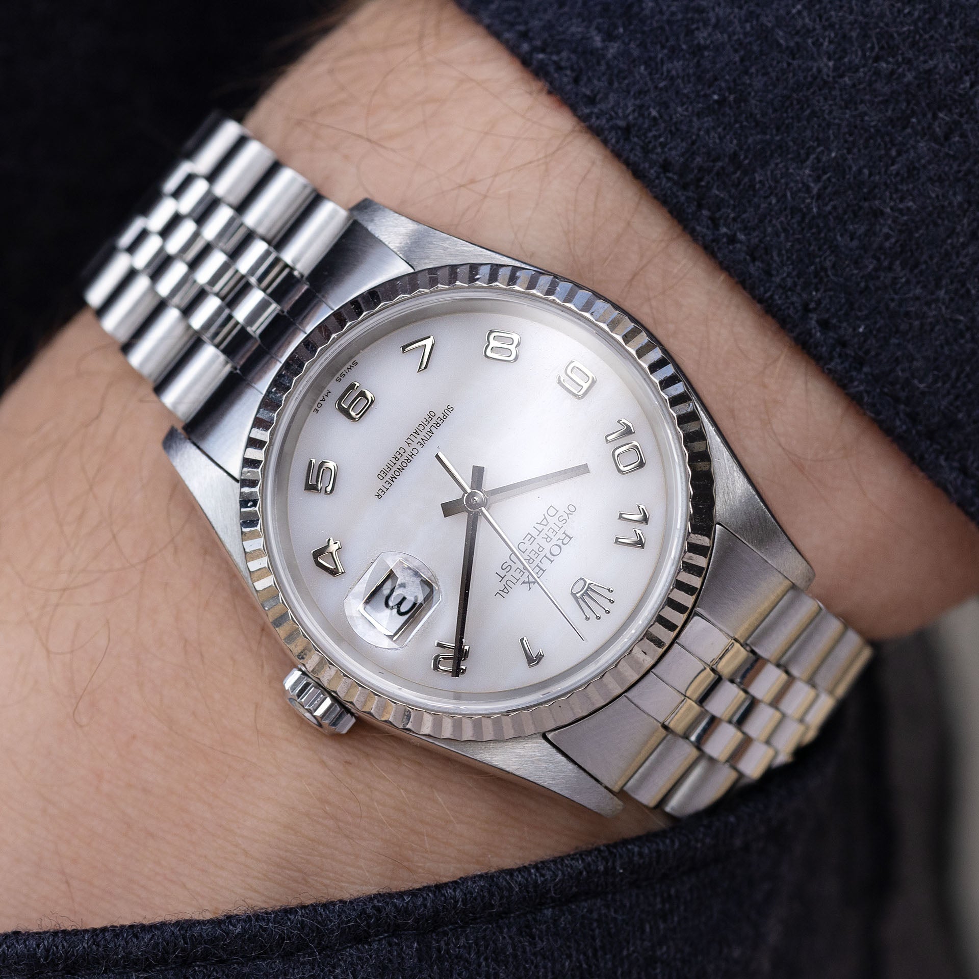 Rolex datejust superlative clearance chronometer