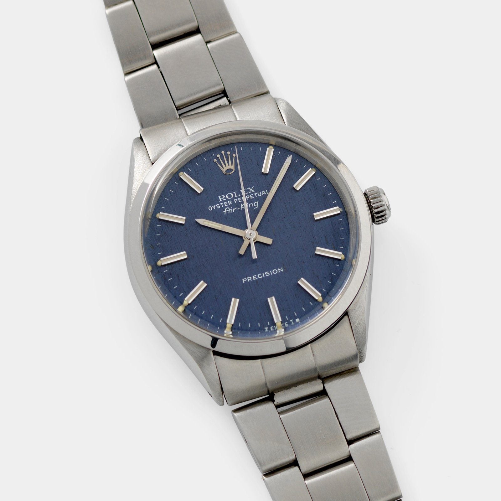 Rolex Air King Blue Dial Ref 5500