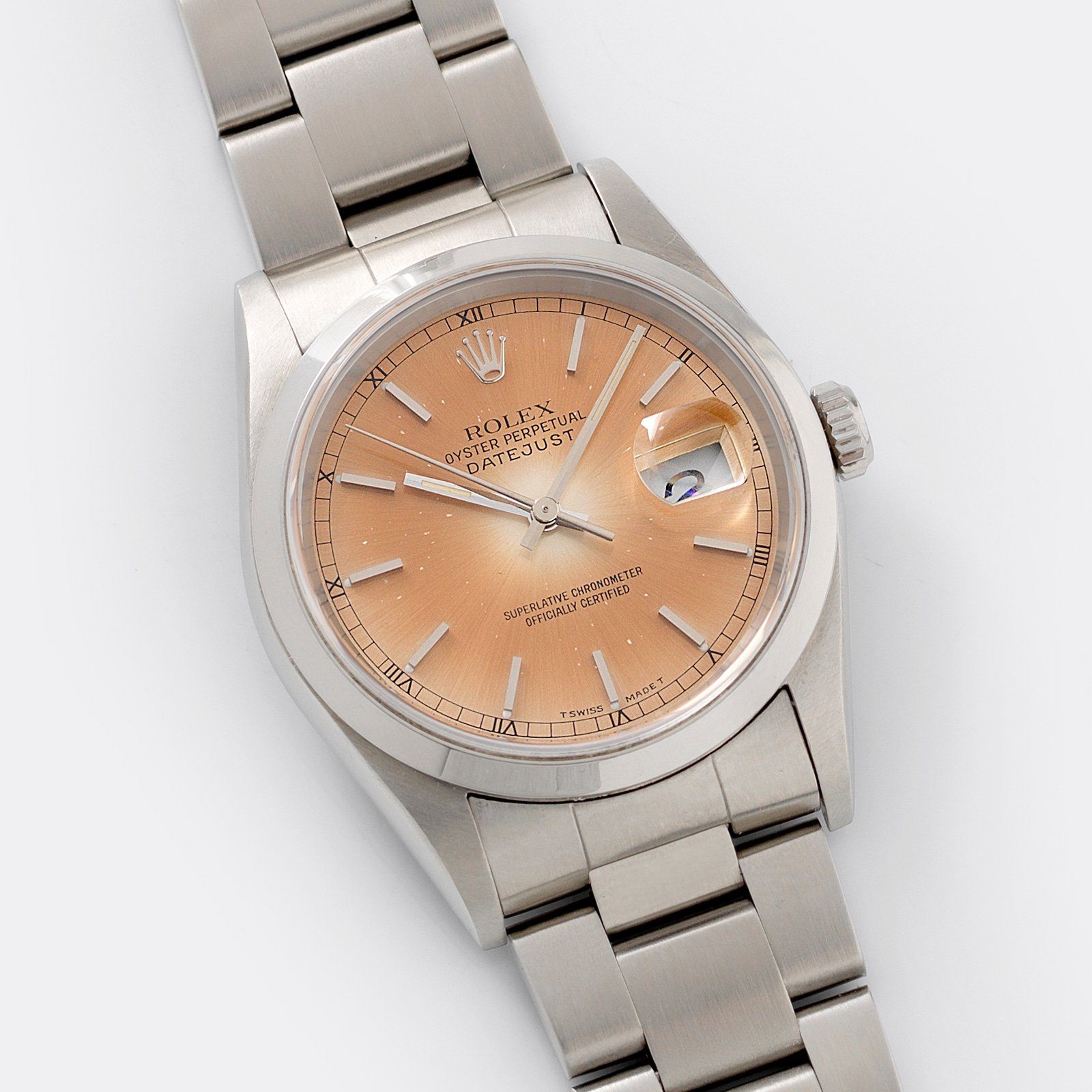 Datejust salmon dial best sale