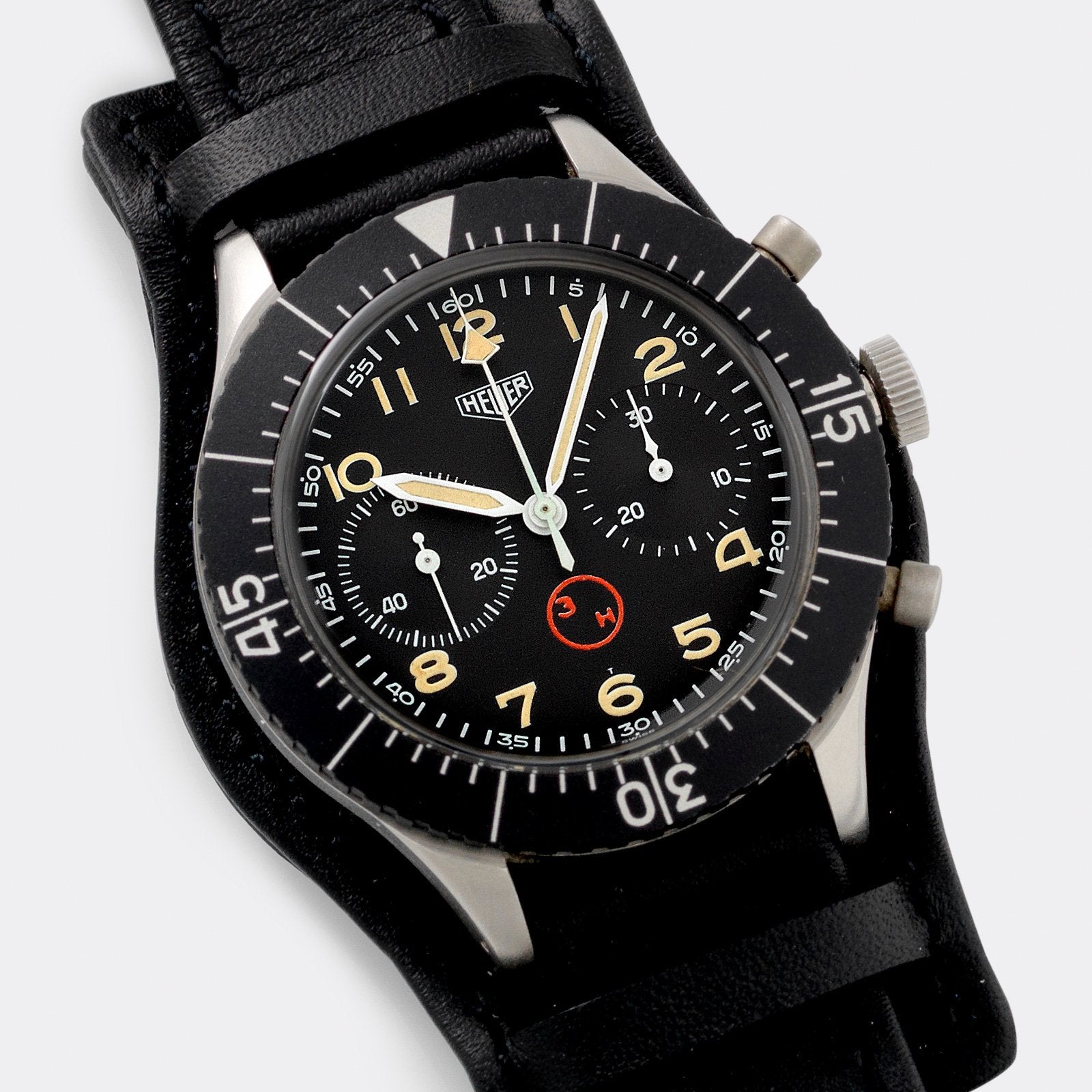 Bundeswehr Chronograph Heuer Fliegeruhr Bundeswehr Heuer