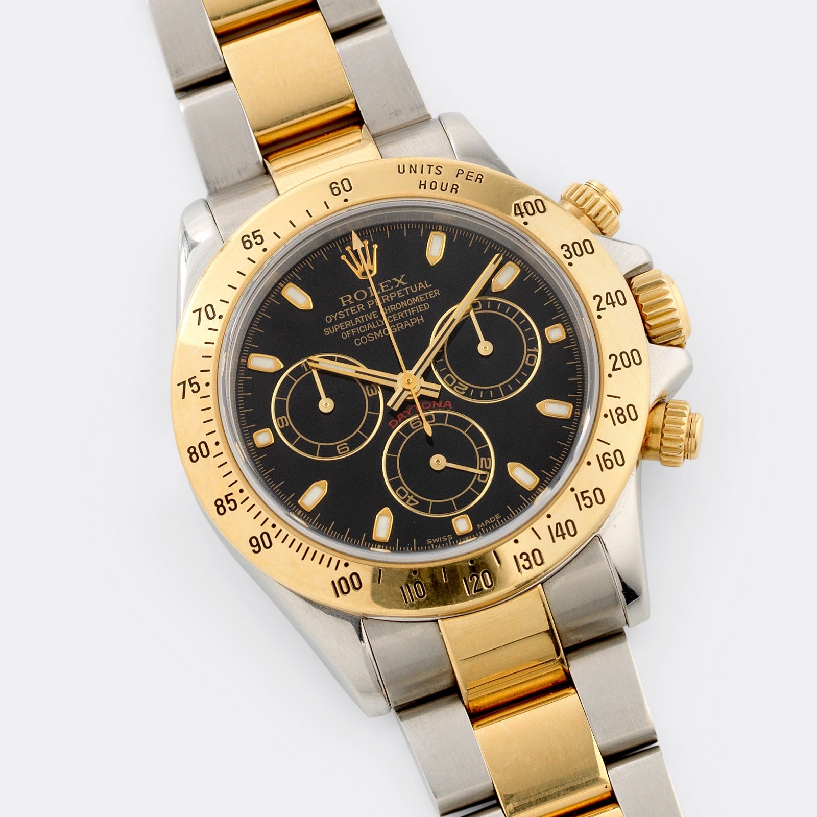 Daytona discount steel gold