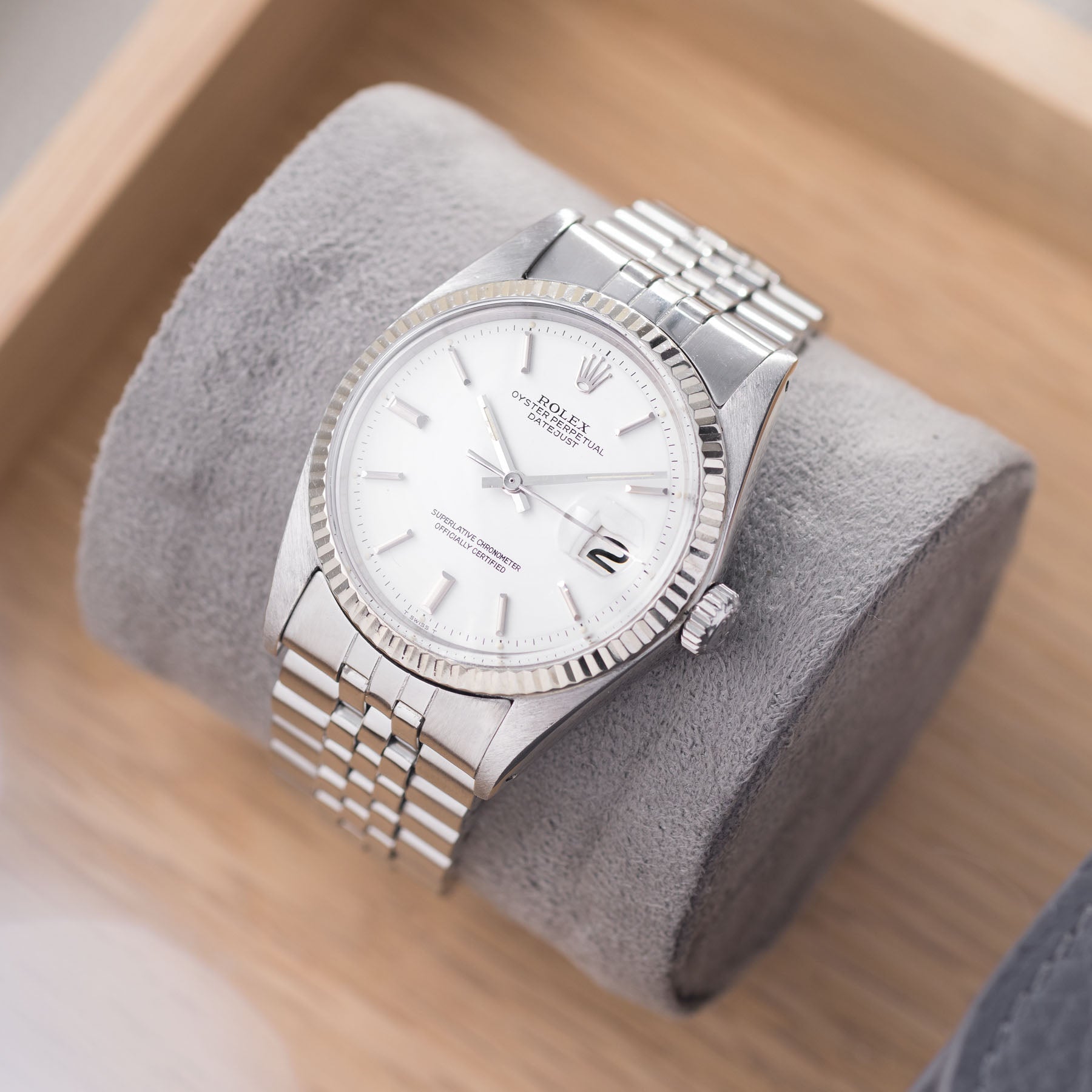 Rolex Datejust 1601 Cool Matte White Dial