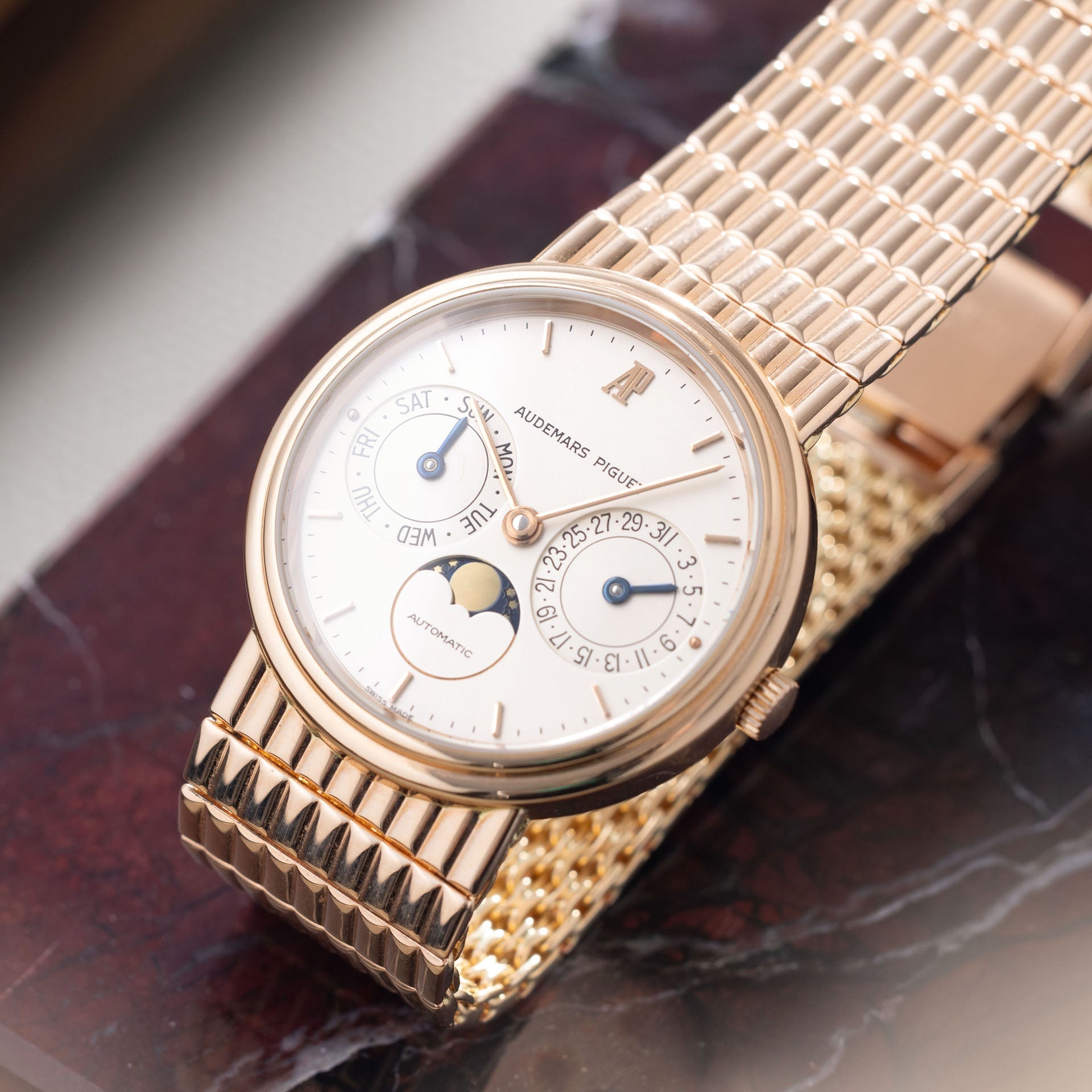 audemars piguet moonphase gold