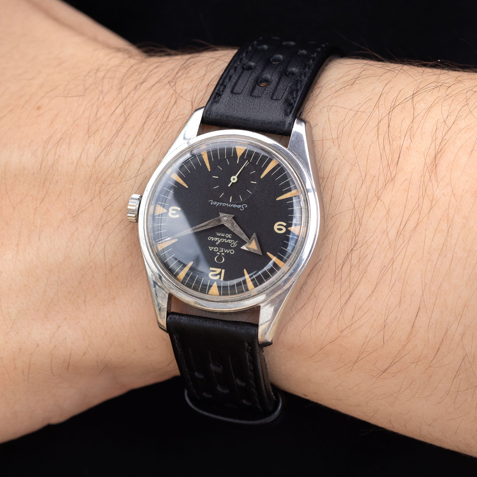 Omega Ranchero Seamaster Double Signed Dial