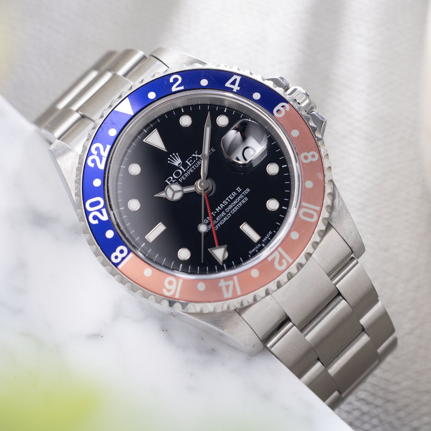 Rolex Gmt Pepsi 16710 Rolex GMT-Master 16710 Pepsi Bezel 'Swiss