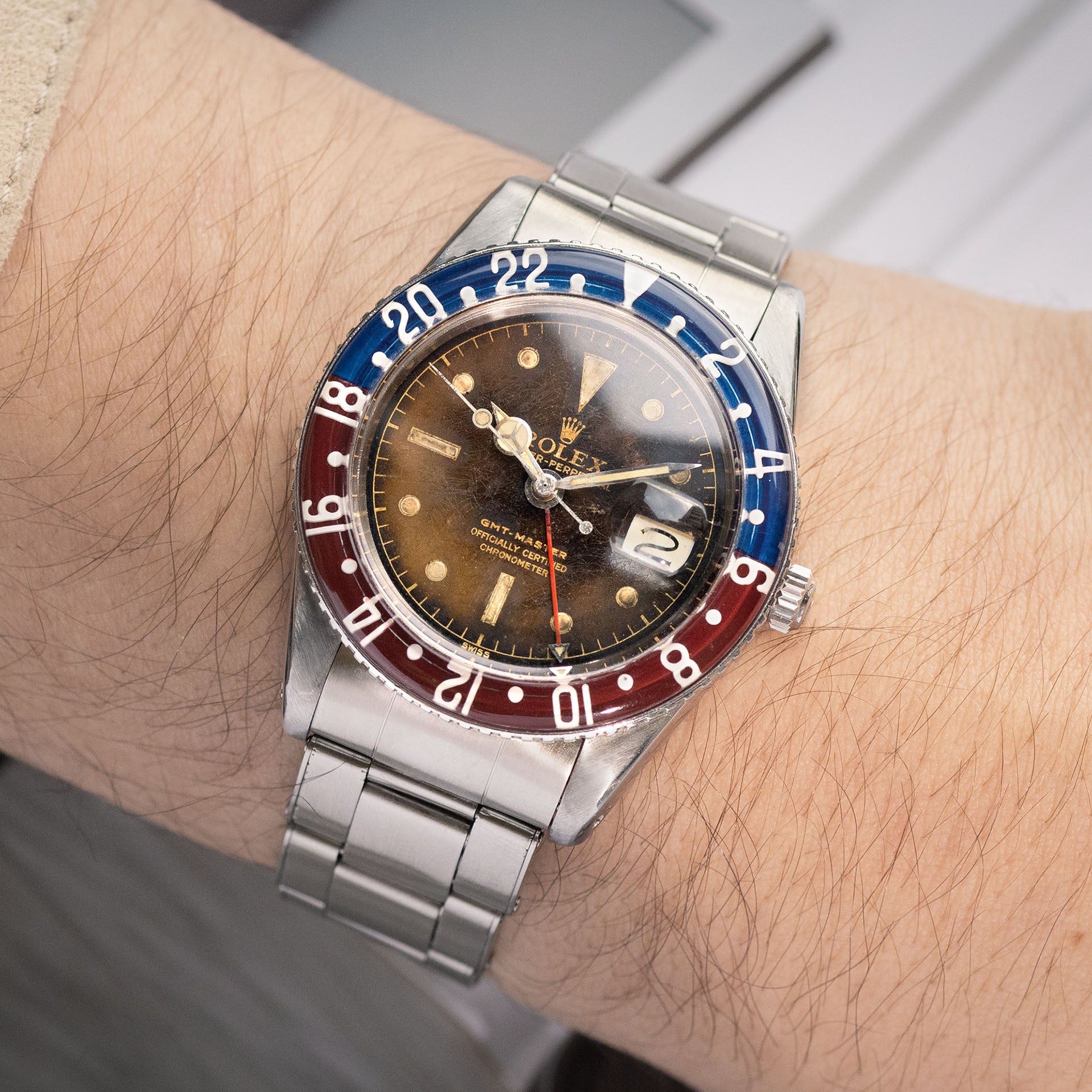 Rolex GMT-Master 6542 Tropical Dial - Main Image