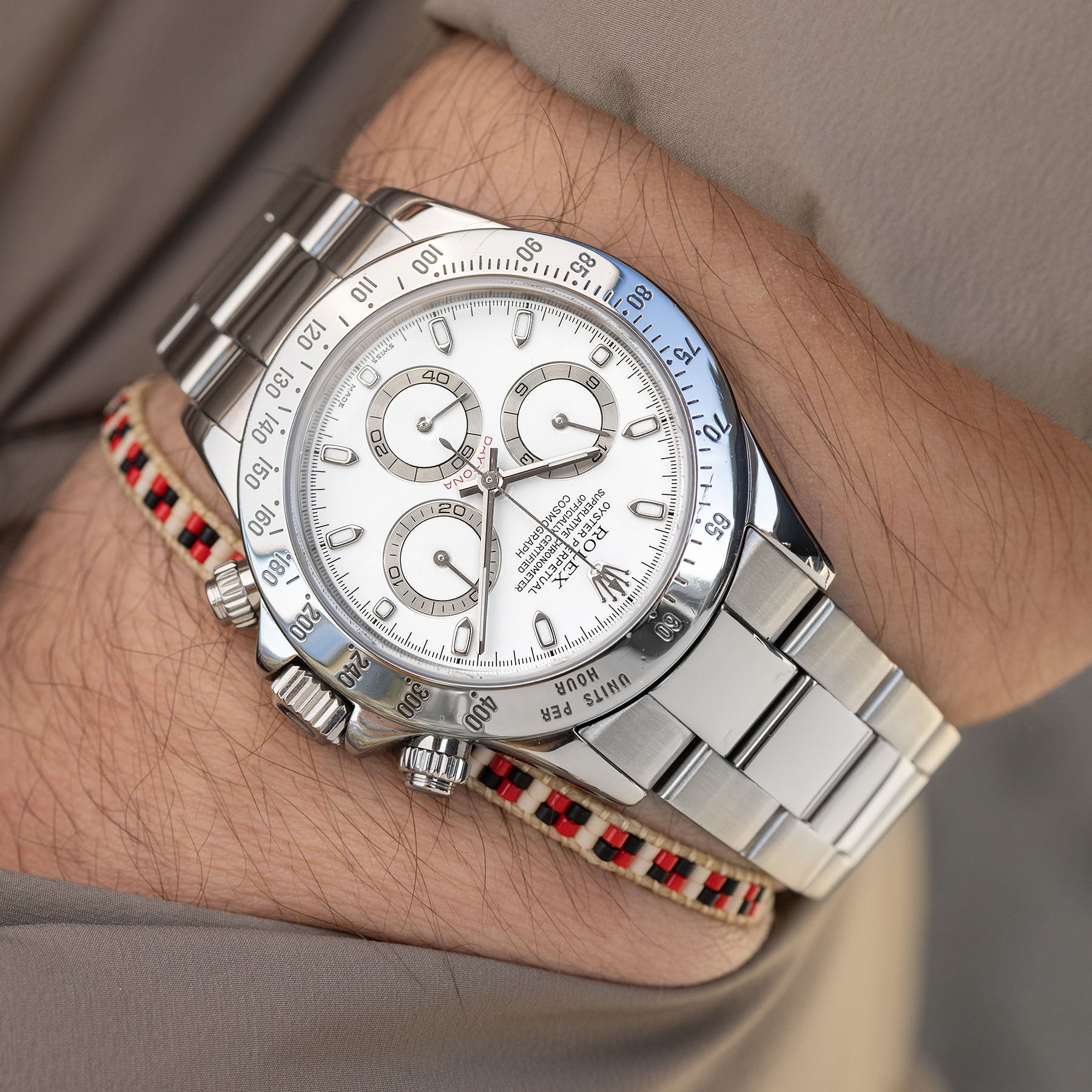 Rolex Daytona White Dial Ref 1165201