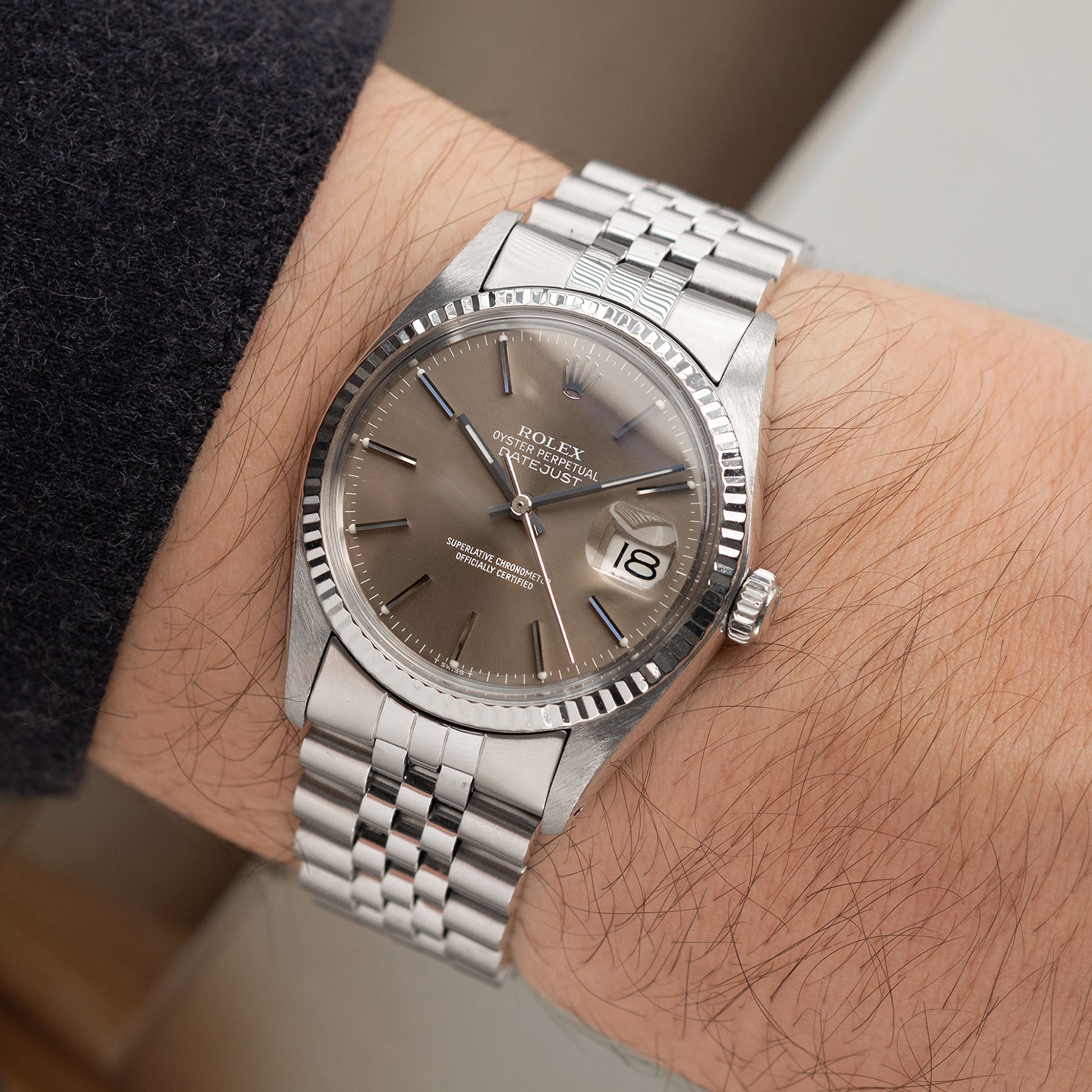 Rolex Datejust 16014 Taupe Dial