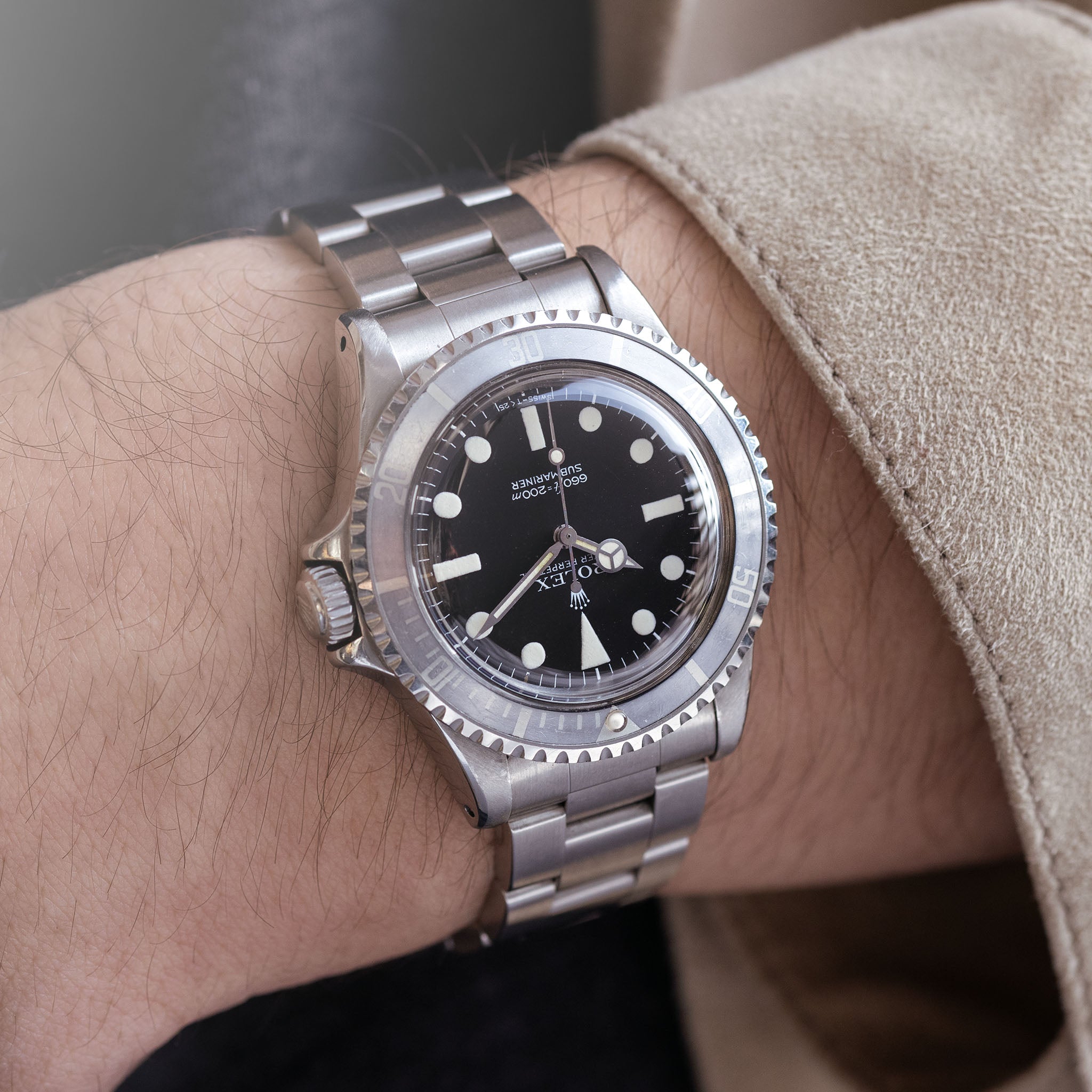 Rolex submariner ghost bezel hot sale