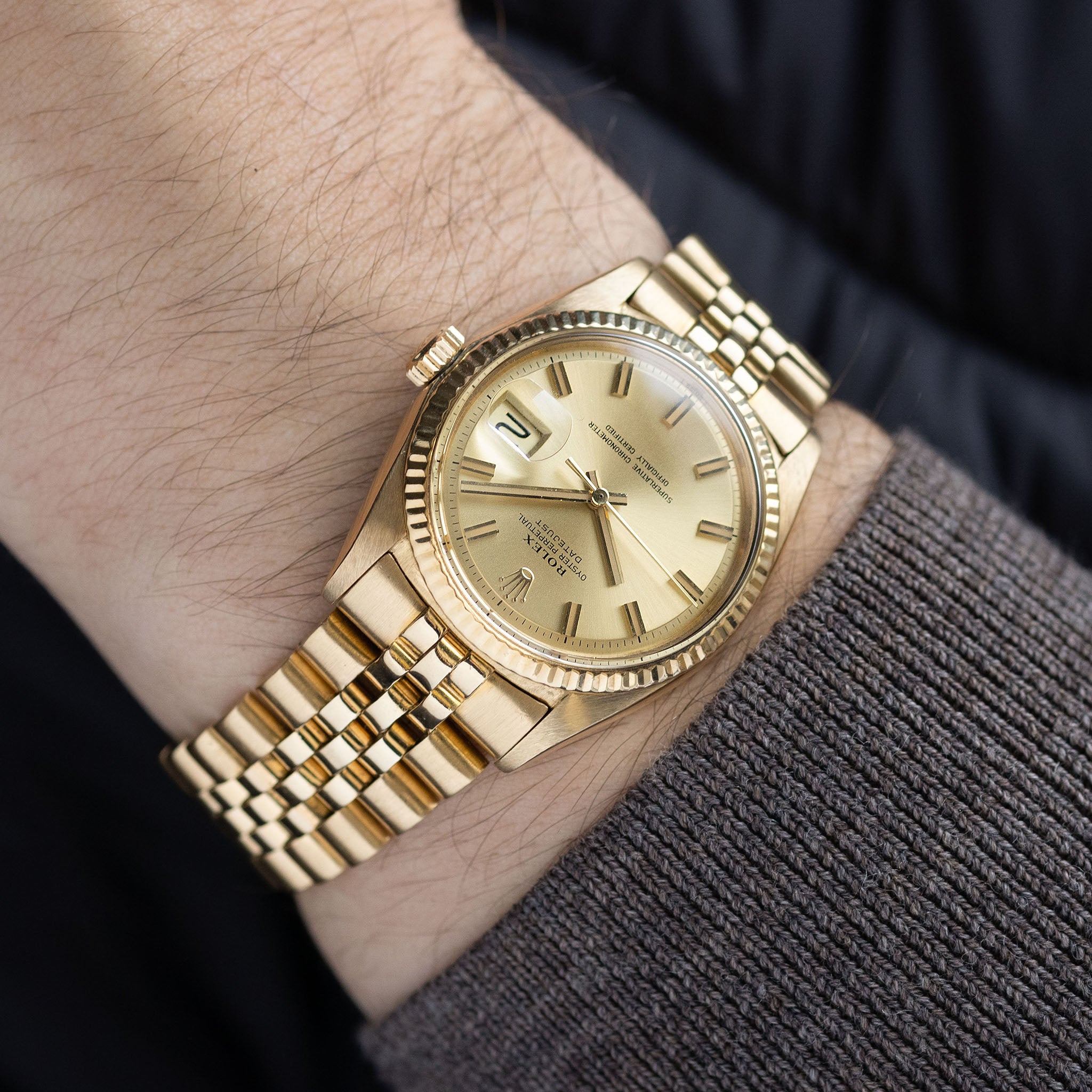 How much gold discount in rolex datejust