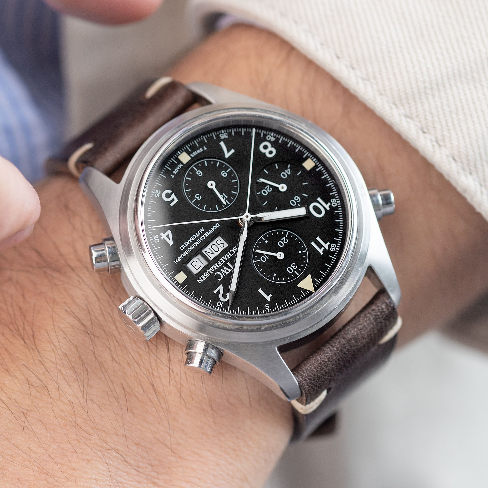 Iwc doppelchronograph 3713 new arrivals