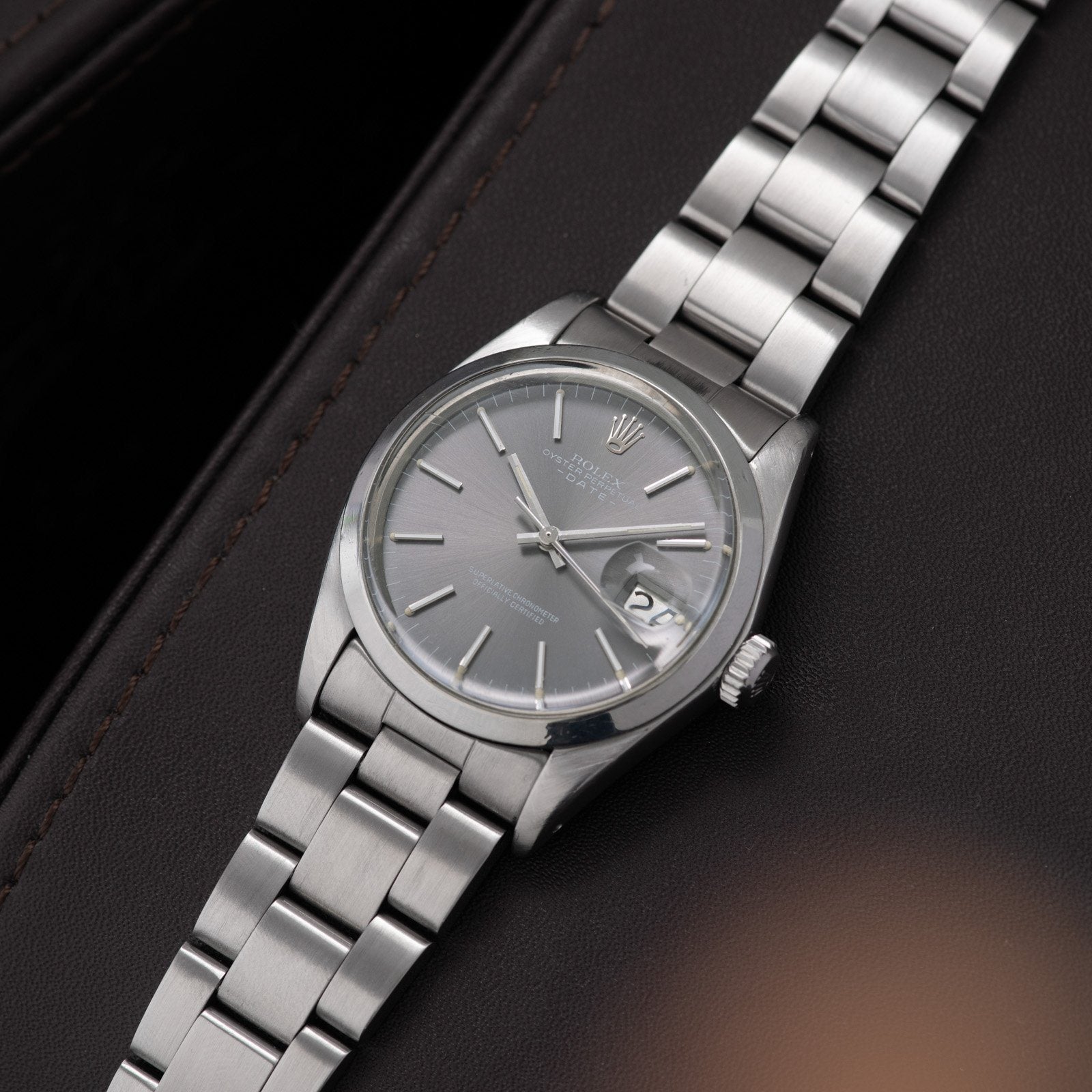 Rolex Date Reference 1500 Grey Sigma Dial