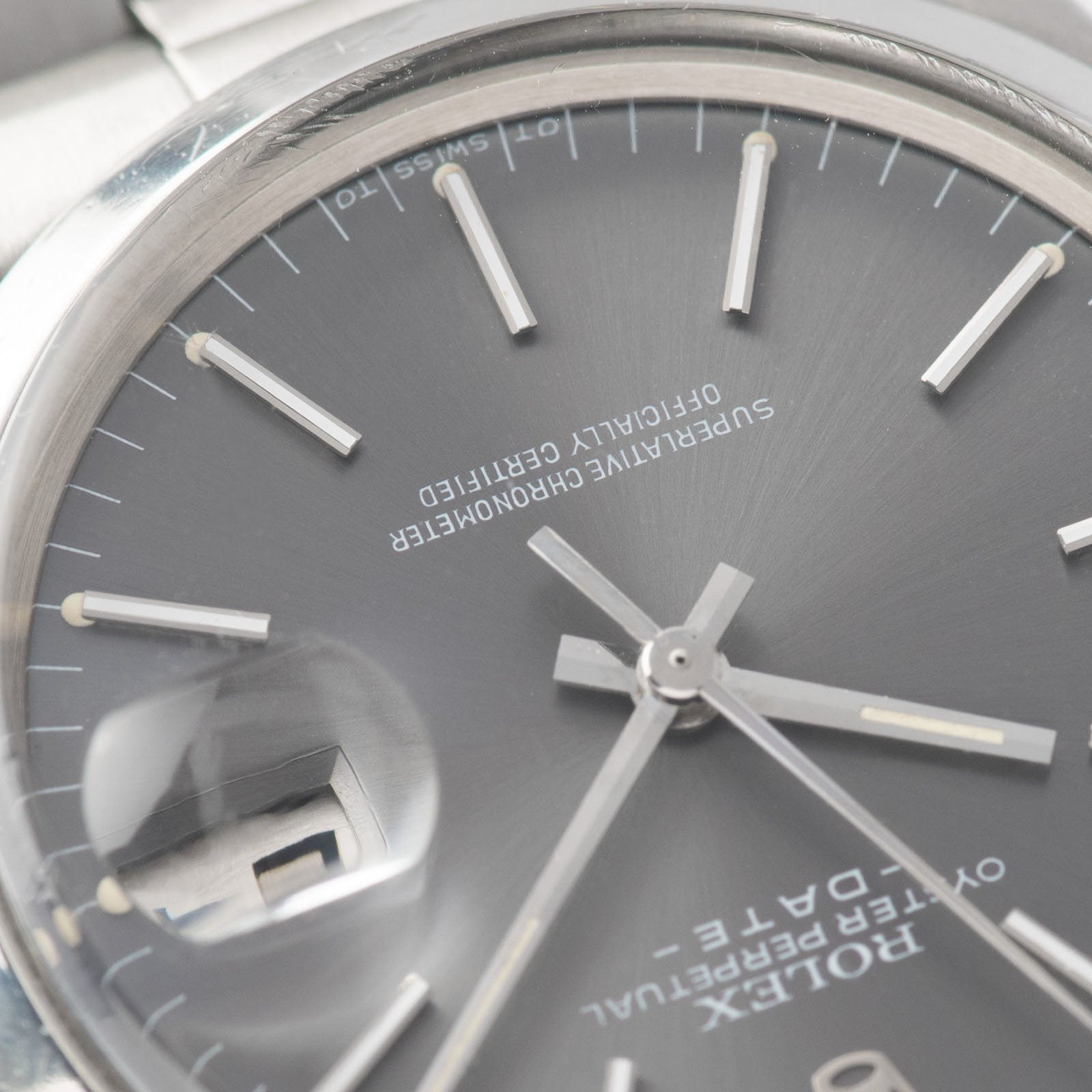 Rolex Date Reference 1500 Grey Sigma Dial