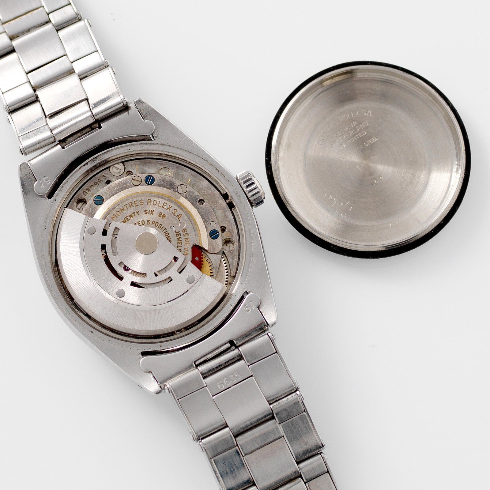 Rolex Date Reference 1500 Grey Soleil Dial