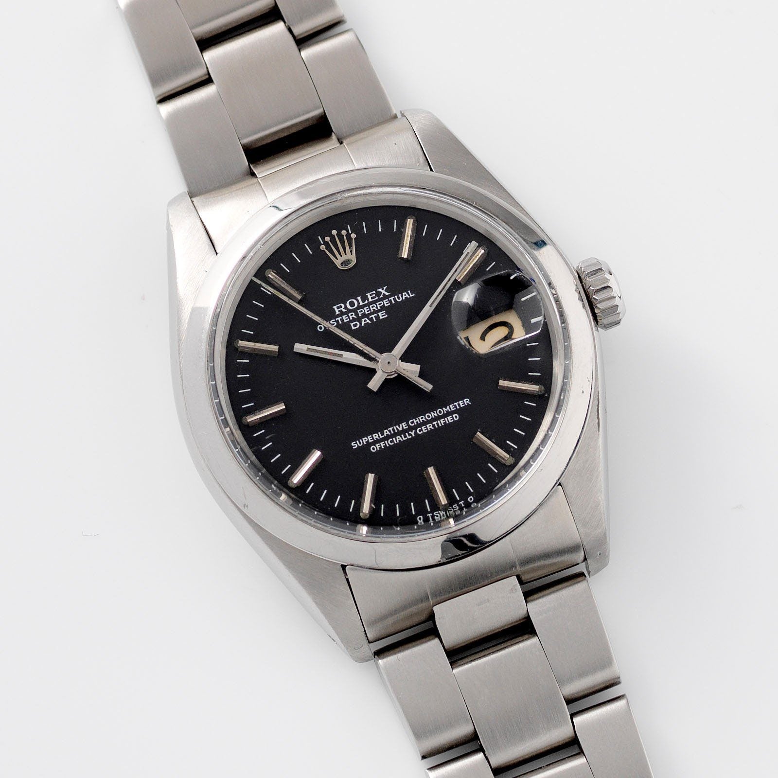 Rolex Date Reference 1500 Black Sigma Dial