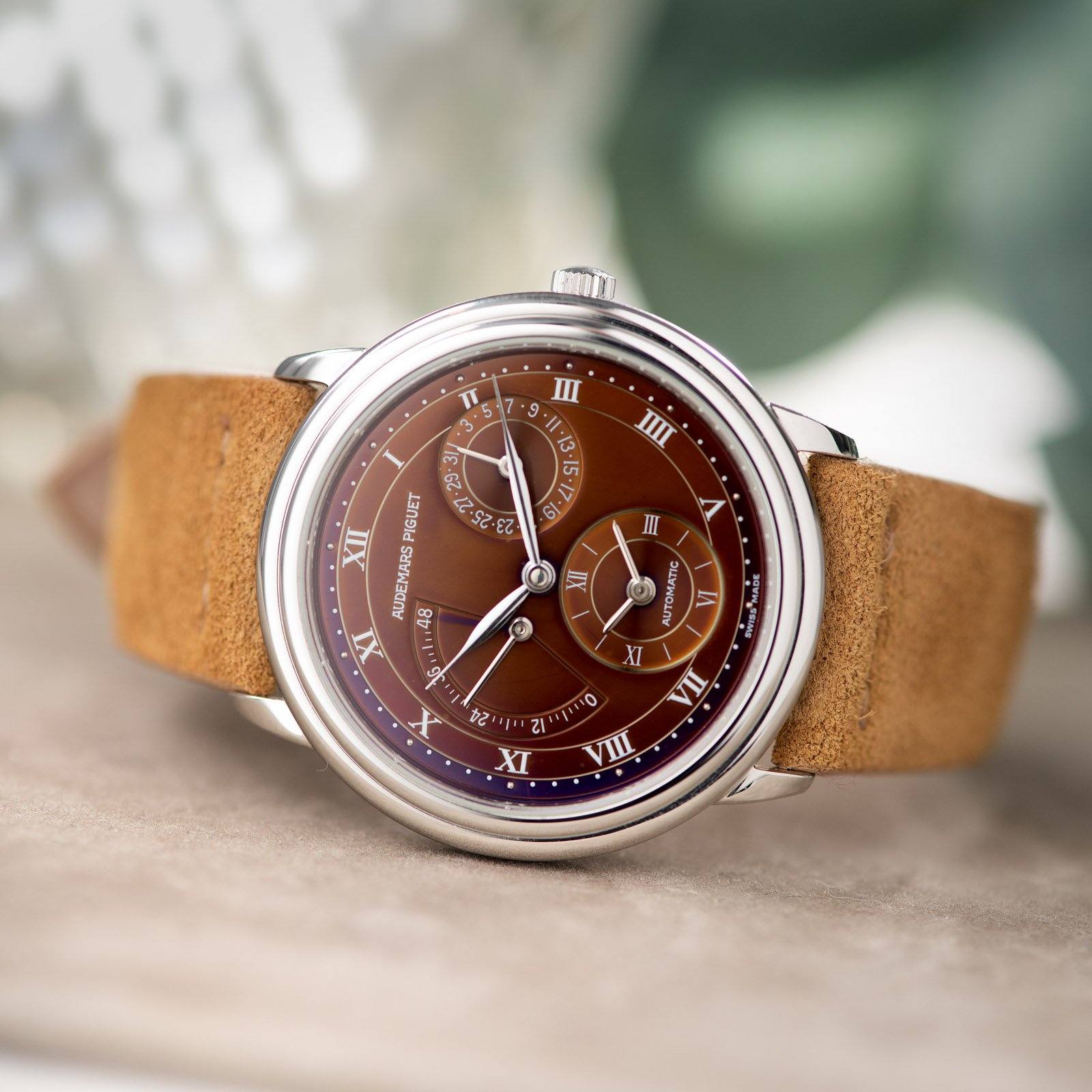 Audemars Piguet Platinum Dual Time Reference 2568